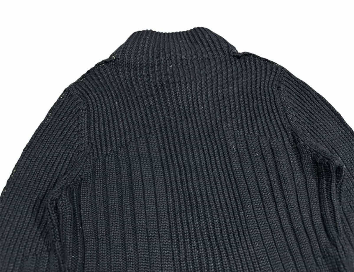 If Six Was Nine × Le Grande Bleu (L.G.B.) × Marithe + Francois Girbaud 🔥Y2K Archived Marithe Francois Girbaud Cable Knit Zip Jacket Size US M / EU 48-50 / 2 - 9 Thumbnail