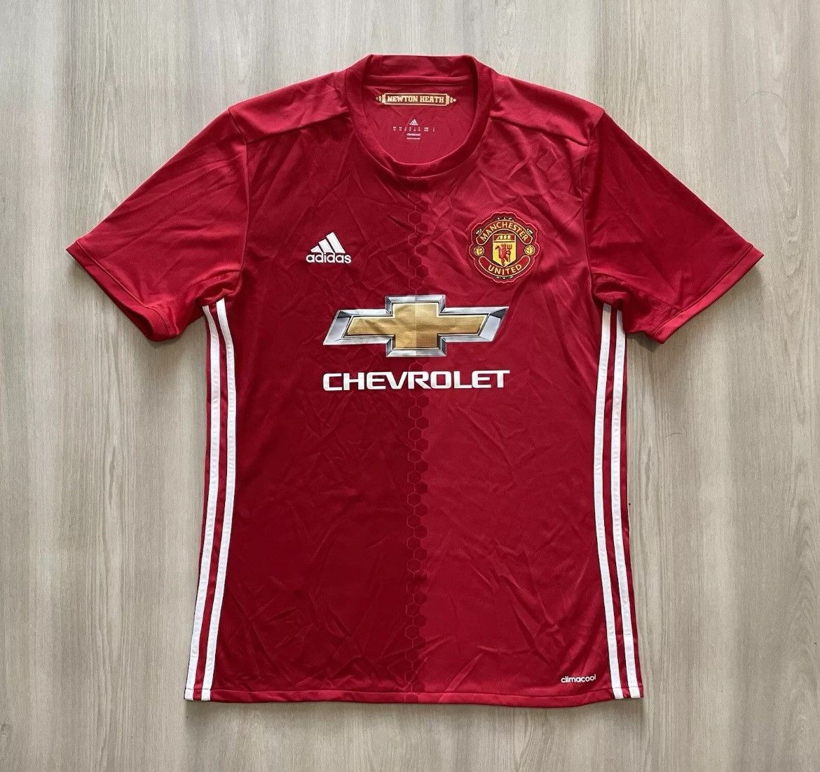 Adidas Manchester United Adidas 2015-2016 Home Jersey Mens Medium Size US M / EU 48-50 / 2 - 1 Thumbnail