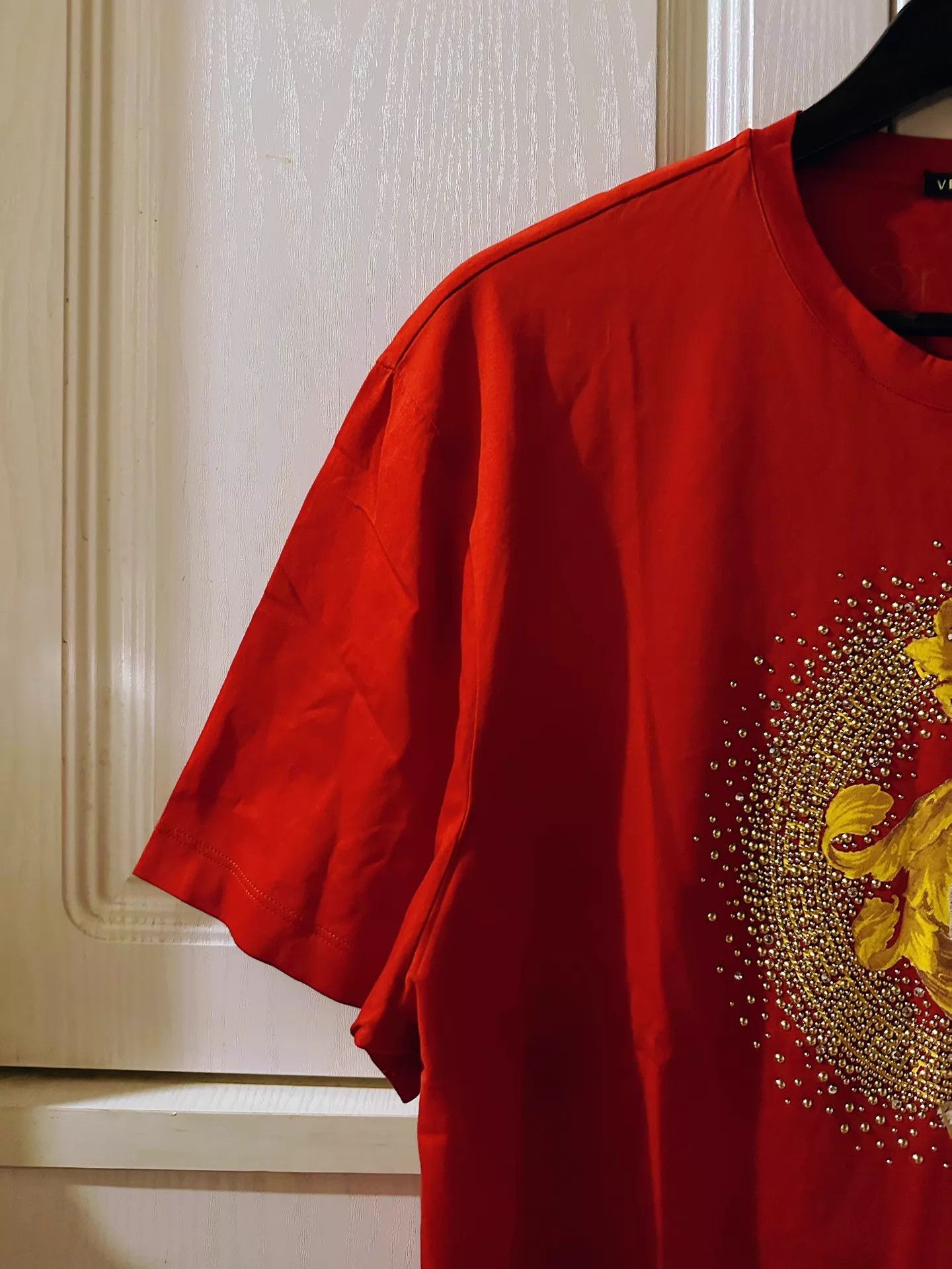Versace Versace Medusa Diamond Embroidered Chain Tee 2XL Size US XXL / EU 58 / 5 - 5 Thumbnail