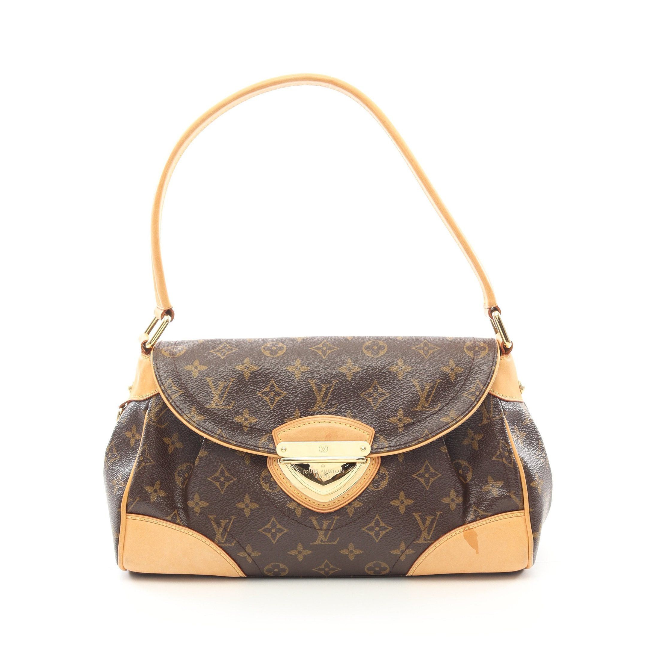 Louis Vuitton Louis Vuitton Beverly Mm Monogram Shoulder Bag Leather Brown Size ONE SIZE - 1 Thumbnail