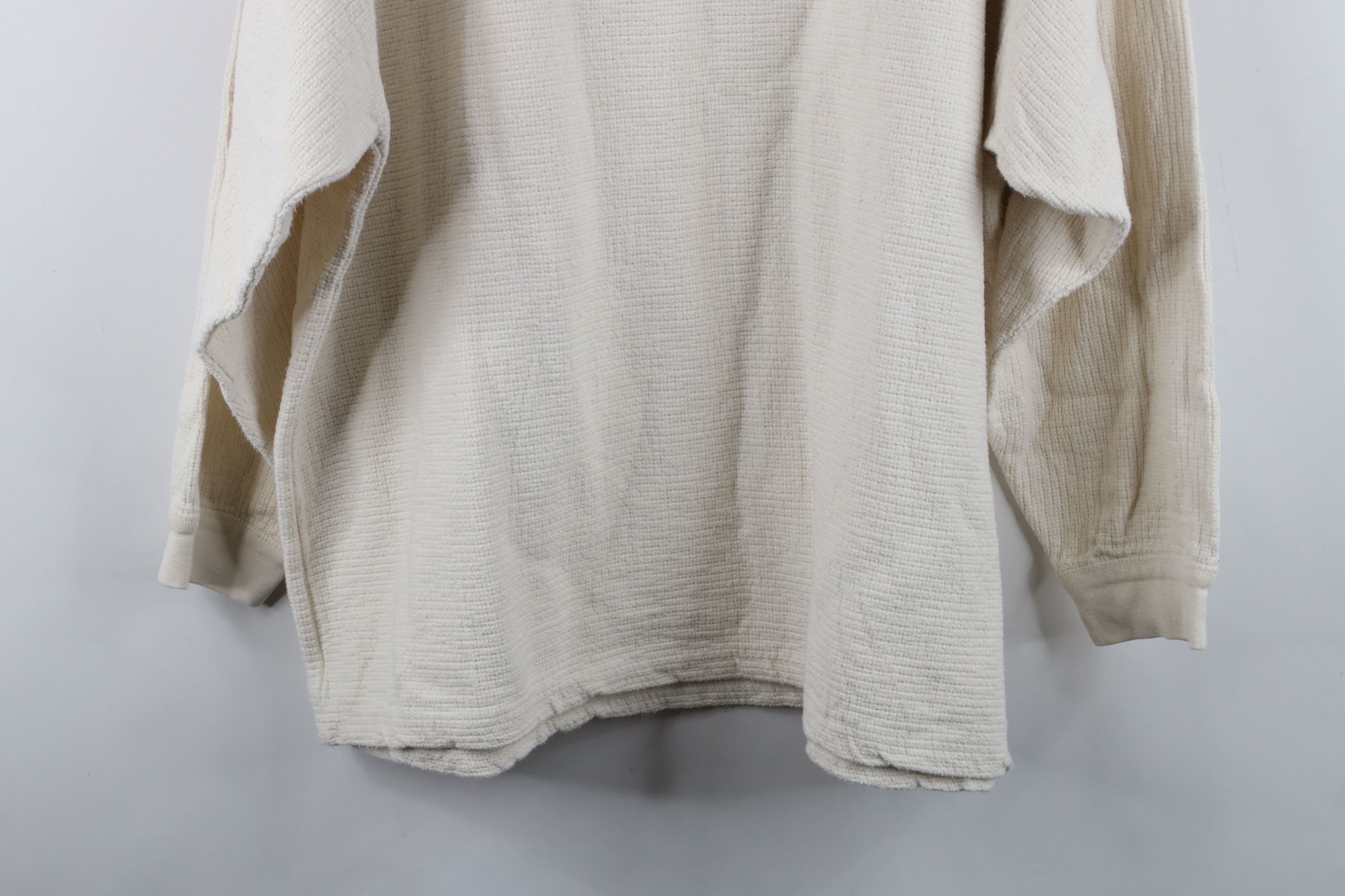 Vintage Vintage 90s Country Farmhouse Cotton Weave Knit Sweater USA Size XXL / US 16-18 / IT 52-54 - 13 Thumbnail