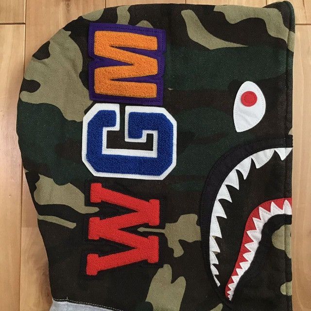 Bape × Nigo BAPE woodland camo Shark full zip hoodie a bathing ape NIGO Size US M / EU 48-50 / 2 - 4 Thumbnail