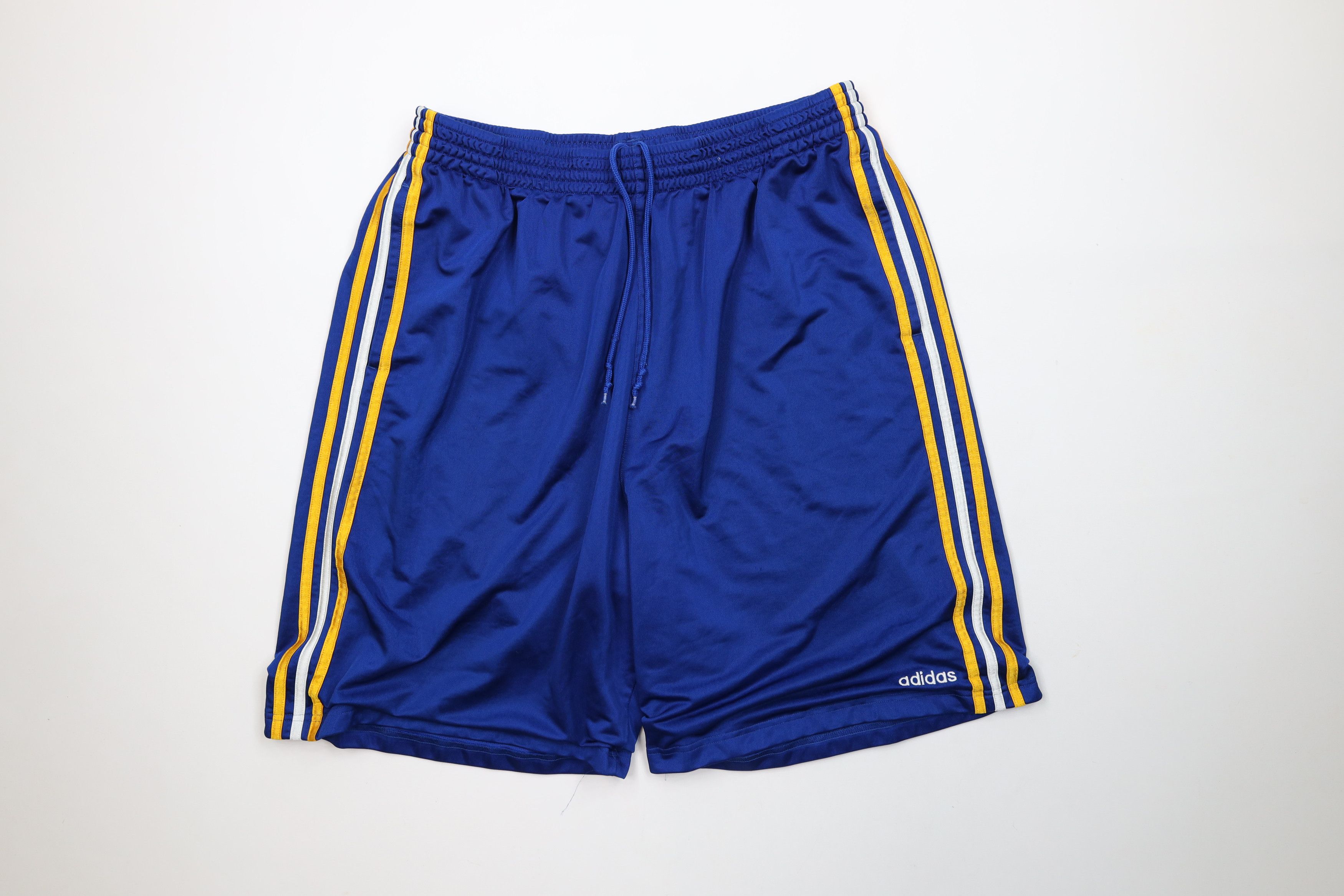 Adidas × Vintage Vintage Y2K Adidas Dazzle Striped Basketball Gym Shorts Size US 38 / EU 54 - 1 Thumbnail
