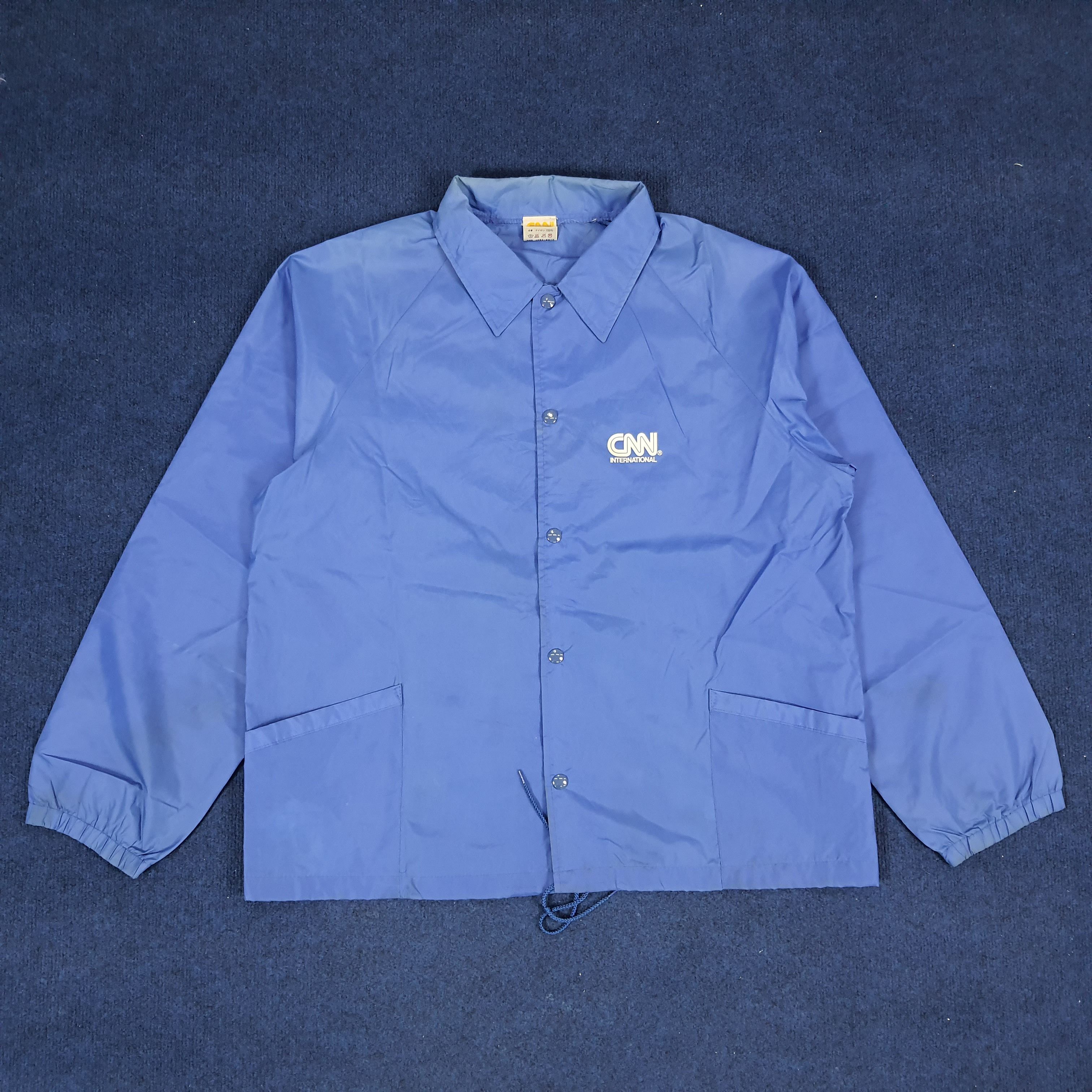 Vintage Vintage CNN International American News Windbreaker Jacket Size US L / EU 52-54 / 3 - 3 Thumbnail