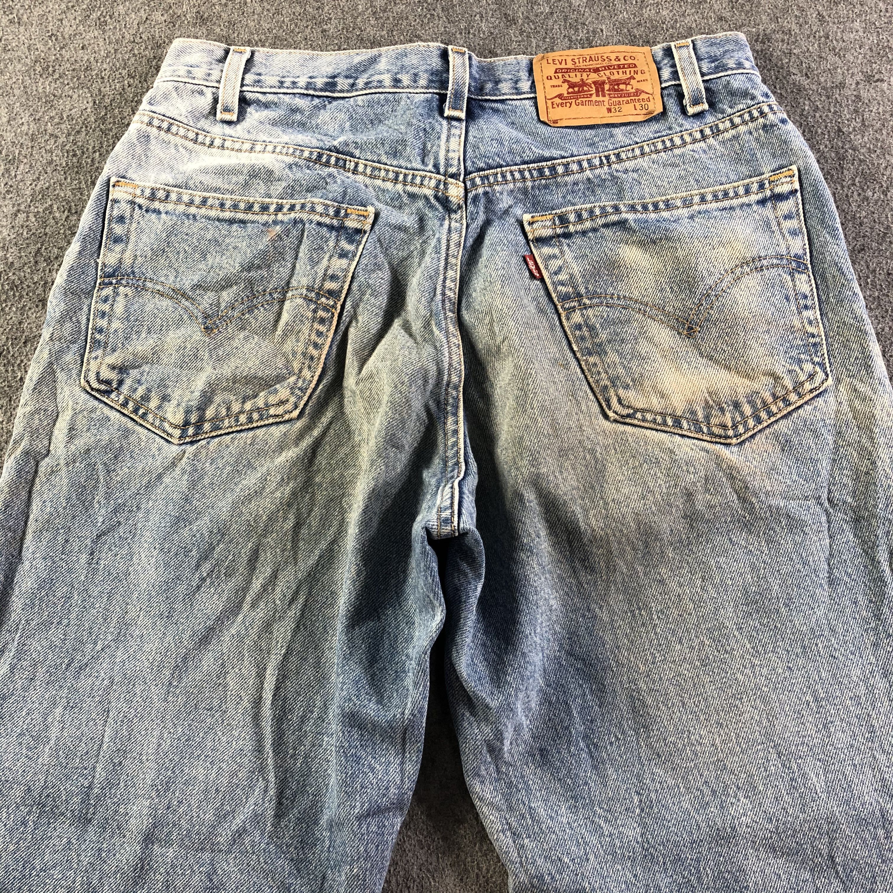 Levi's 90s Vintage Light Wash Levis Jeans-J4153 Size US 32 / EU 48 - 4 Thumbnail