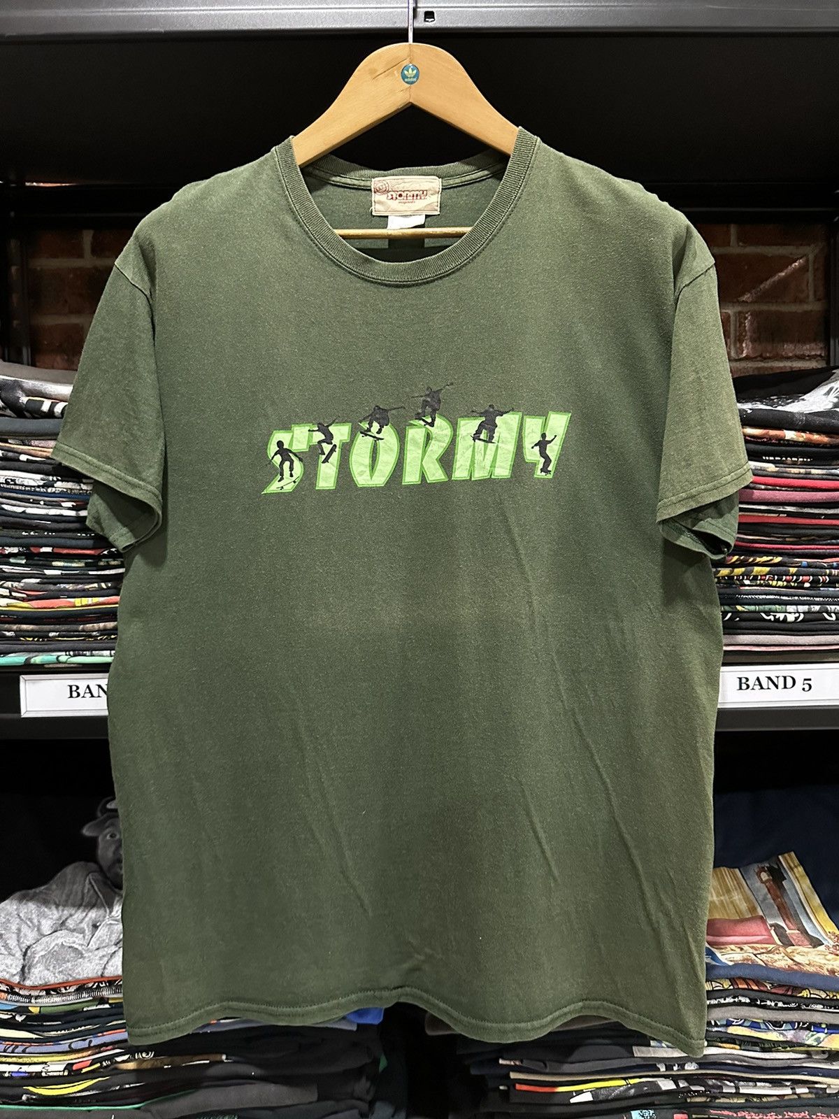 Girl Skateboards × Vintage Vintage Stormy Skateboard Sun Faded Tee Size US L / EU 52-54 / 3 - 1 Thumbnail