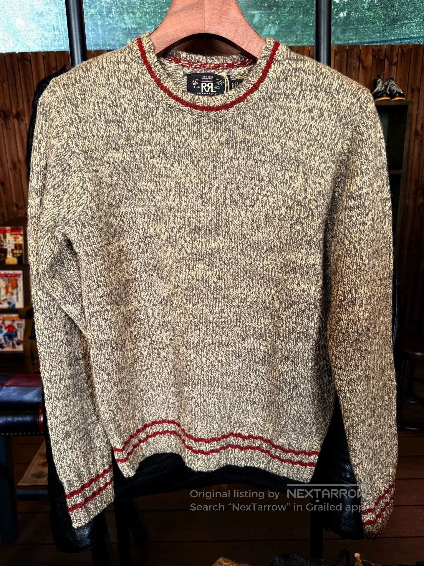 RRL Ralph Lauren RRL Beige Knit Sweater. Size US XS / EU 42 / 0 - 1 Thumbnail