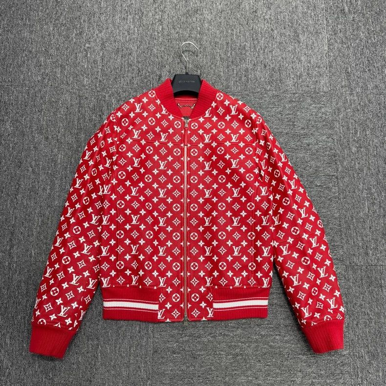 Louis Vuitton Louis Vuitton Supreme full print sheepskin jacket Size US S / EU 44-46 / 1 - 1 Thumbnail