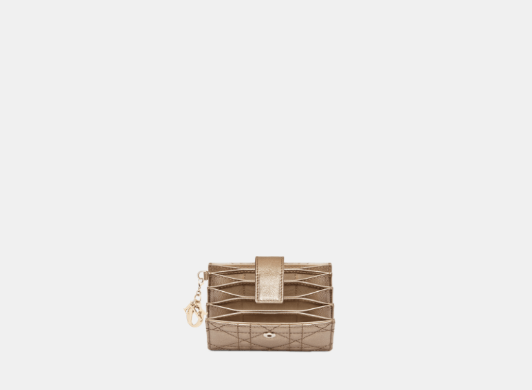 Dior o1w1db10426 S0074O Size : OS / Card Holder in Gold-Tone Size ONE SIZE - 6 Thumbnail