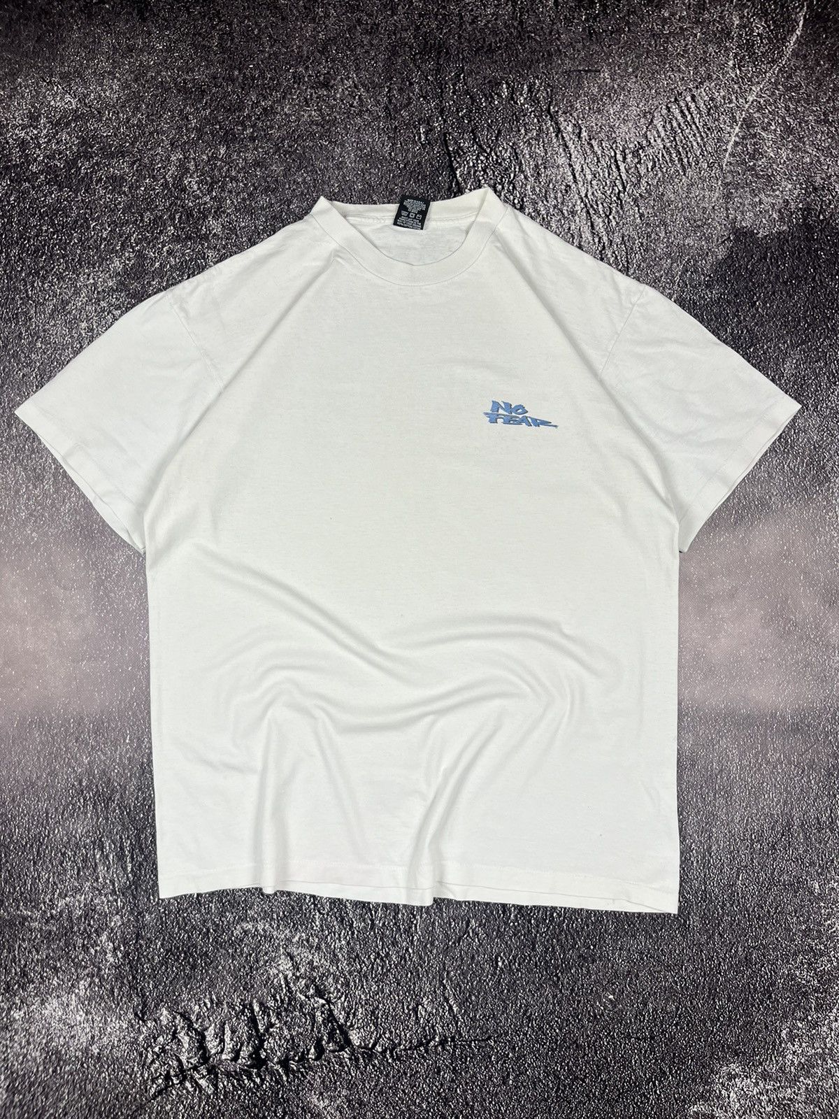 No Fear NO FEAR VINTAGE WHITE T-SHIRT BIG LOGO 90s Size US XL / EU 56 / 4 - 2 Thumbnail