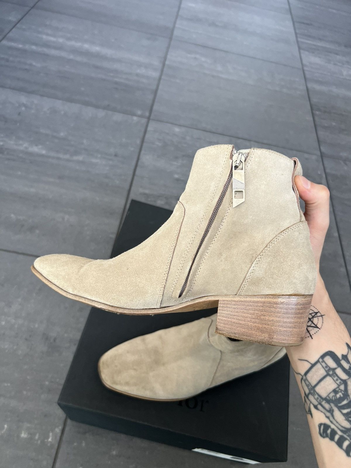 Dior Beige 40mm boots Size US 7 / EU 40 - 8 Thumbnail