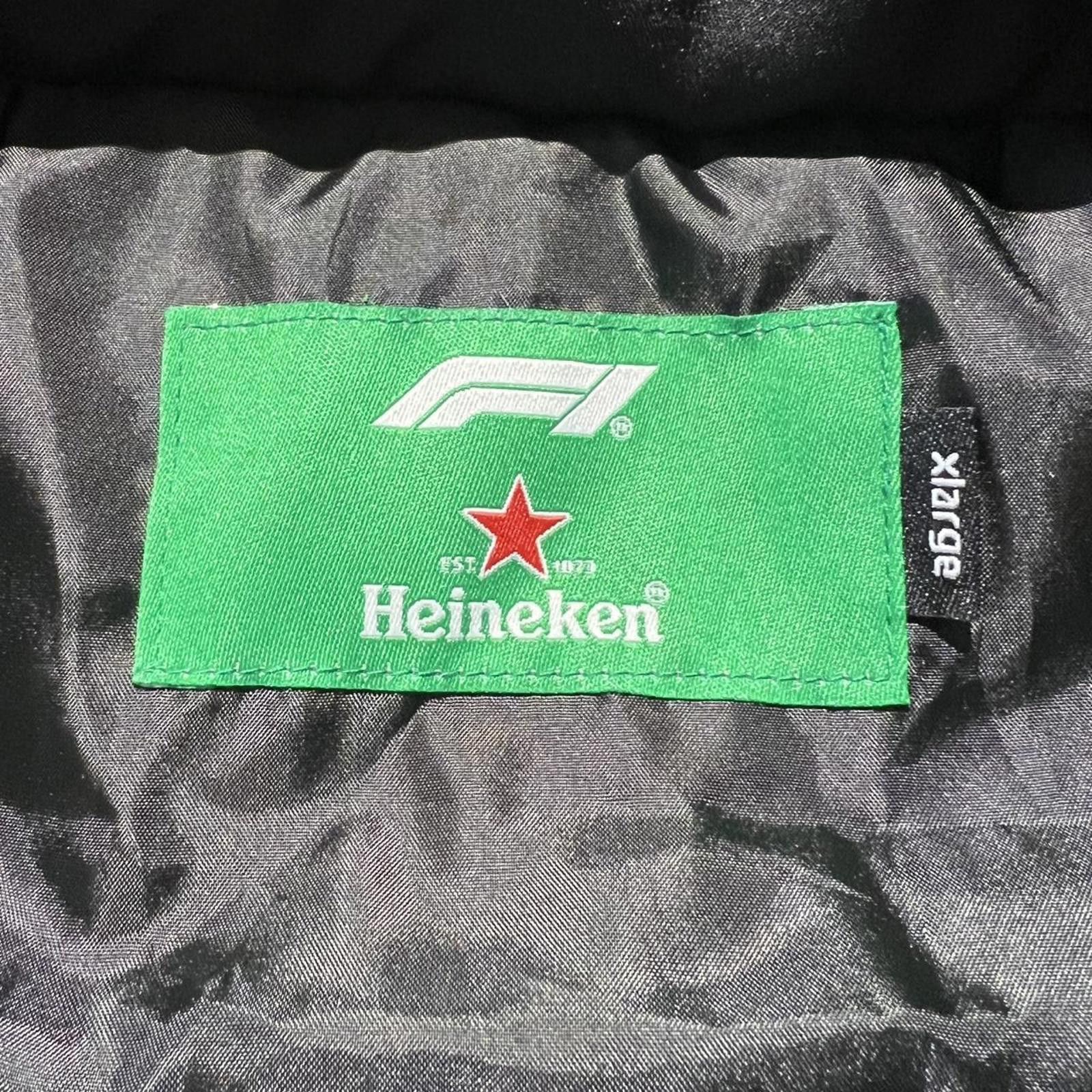 Other Heineken Beer Formula 1 F1 Licensed Product Puffer Vest Size US XL / EU 56 / 4 - 5 Thumbnail