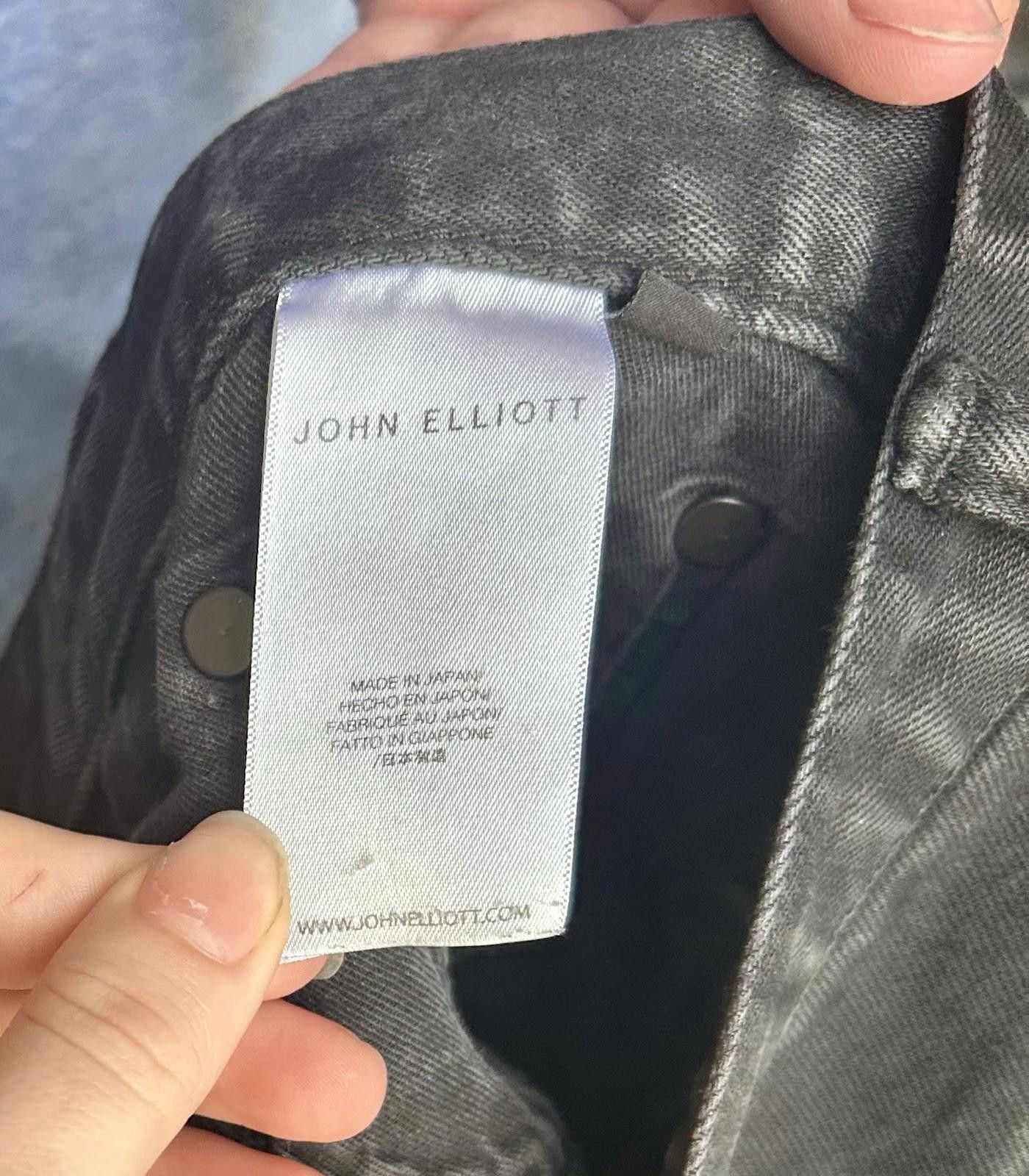 John Elliott John Elliott Slim Fit Black Jeans Made in Japan Men 31x34 Size US 31 - 4 Thumbnail