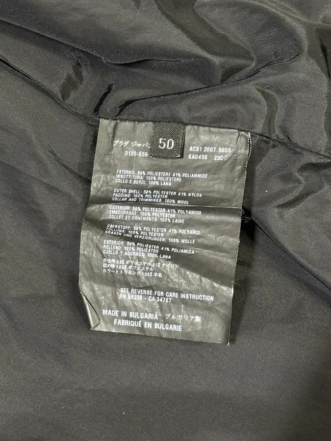 Prada AW2007 Prada Black Nylon Jacket Size US M / EU 48-50 / 2 - 6 Thumbnail
