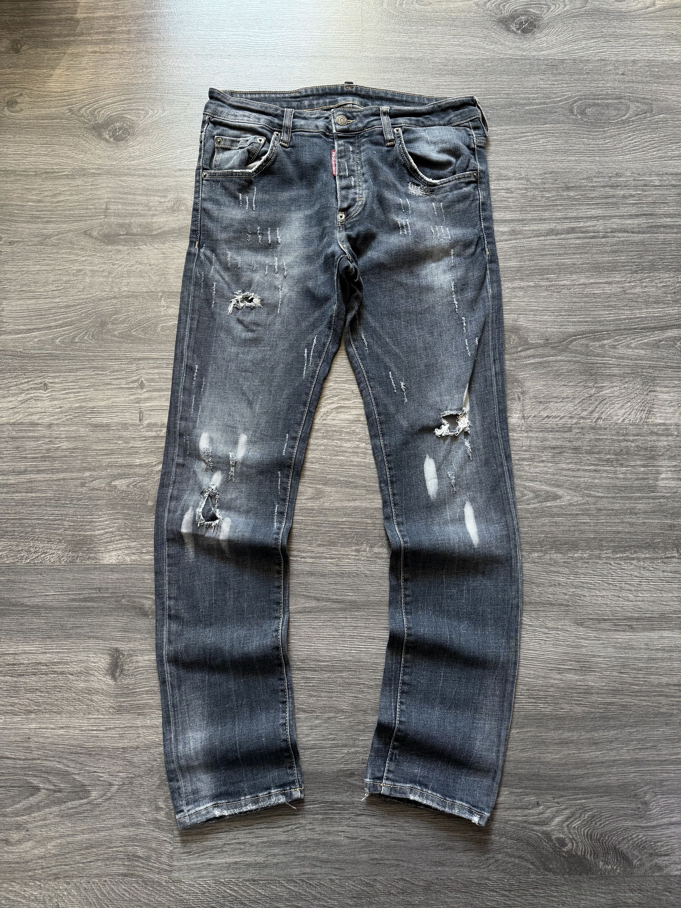 Dsquared2 Dsquared2 2018 Distressed Skinny Dan Jeans Pants Size US 34 / EU 50 - 1 Thumbnail