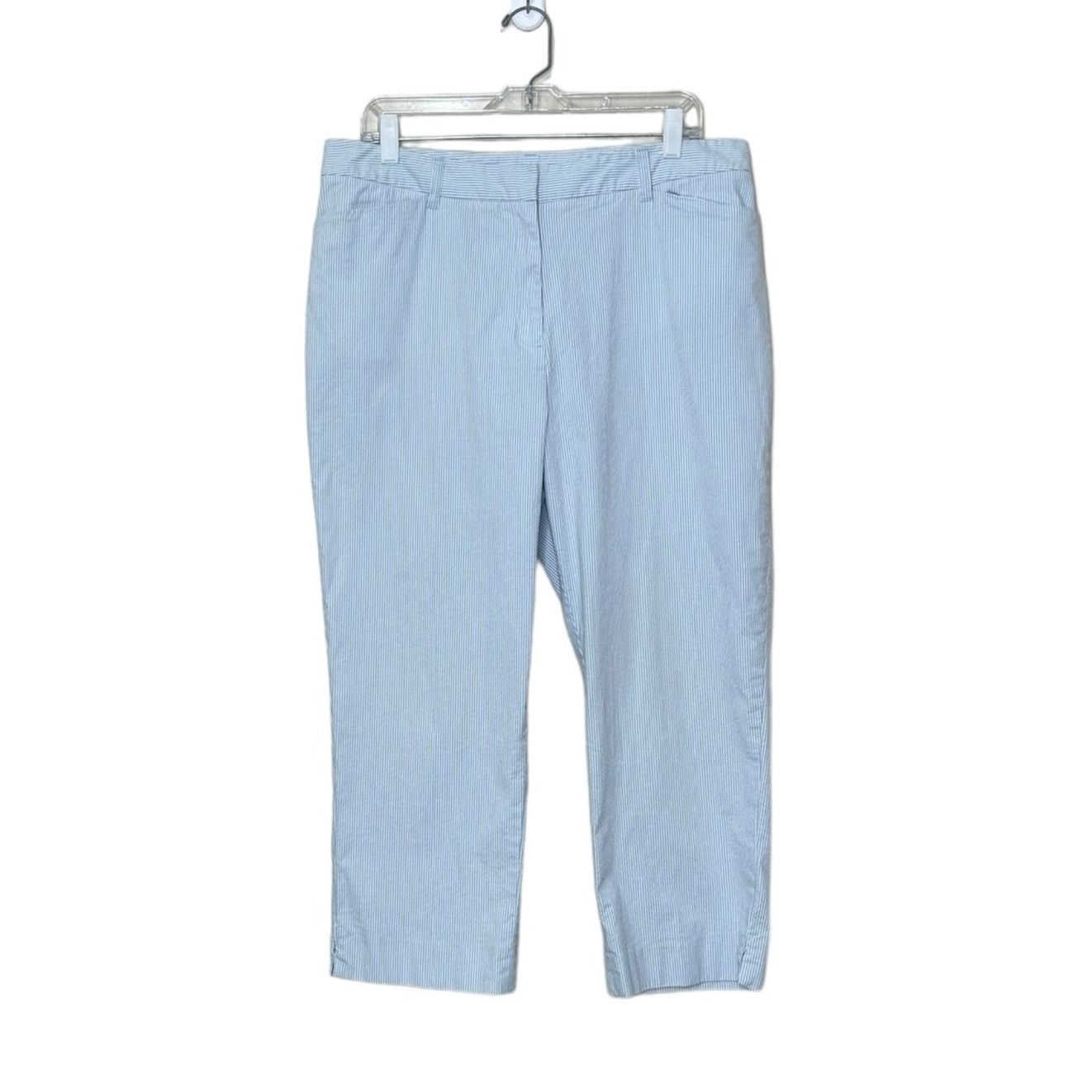Jones New York Jones New York pinstripes cropped casual pants size 16 Size 35" - 1 Thumbnail