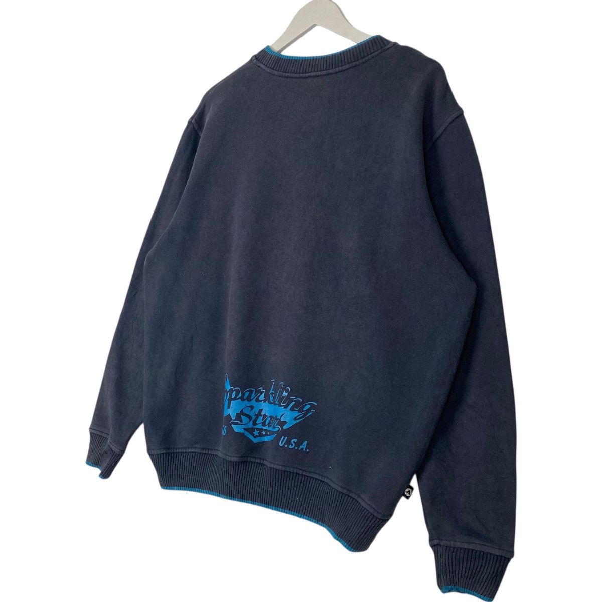 Vintage Vintage Airwalk Skateboard Sweatshirt Crewneck Big Logo Blue Size US M / EU 48-50 / 2 - 6 Thumbnail