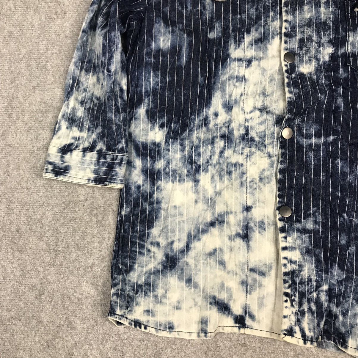 Japanese Brand Semanticdesign Acid Wash Style Zipper Denim Jacket Size US L / EU 52-54 / 3 - 3 Thumbnail