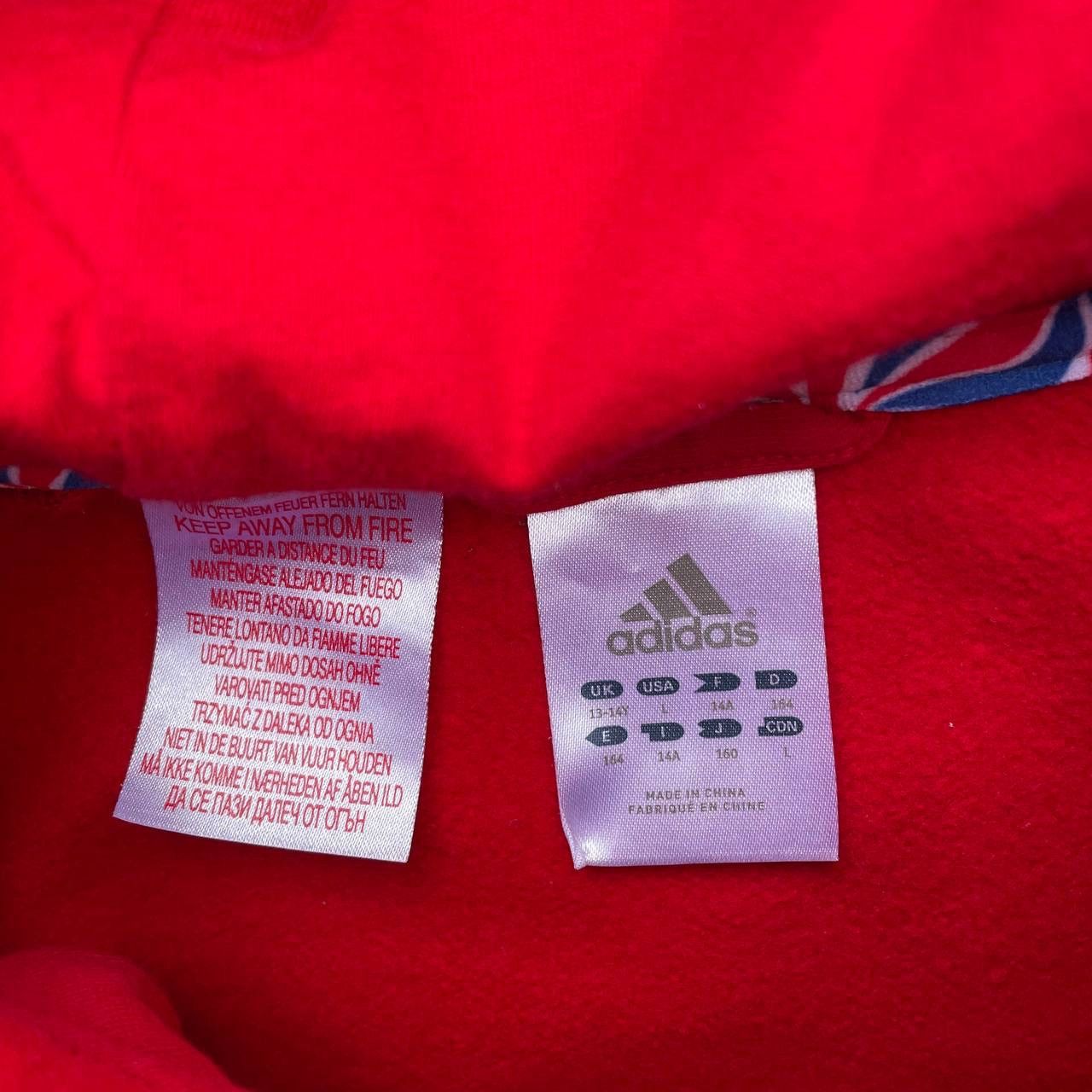 Adidas Vintage Adidas Team Great Britain Zip Hoodie Size 13-14y Size US XXS / EU 40 - 8 Thumbnail
