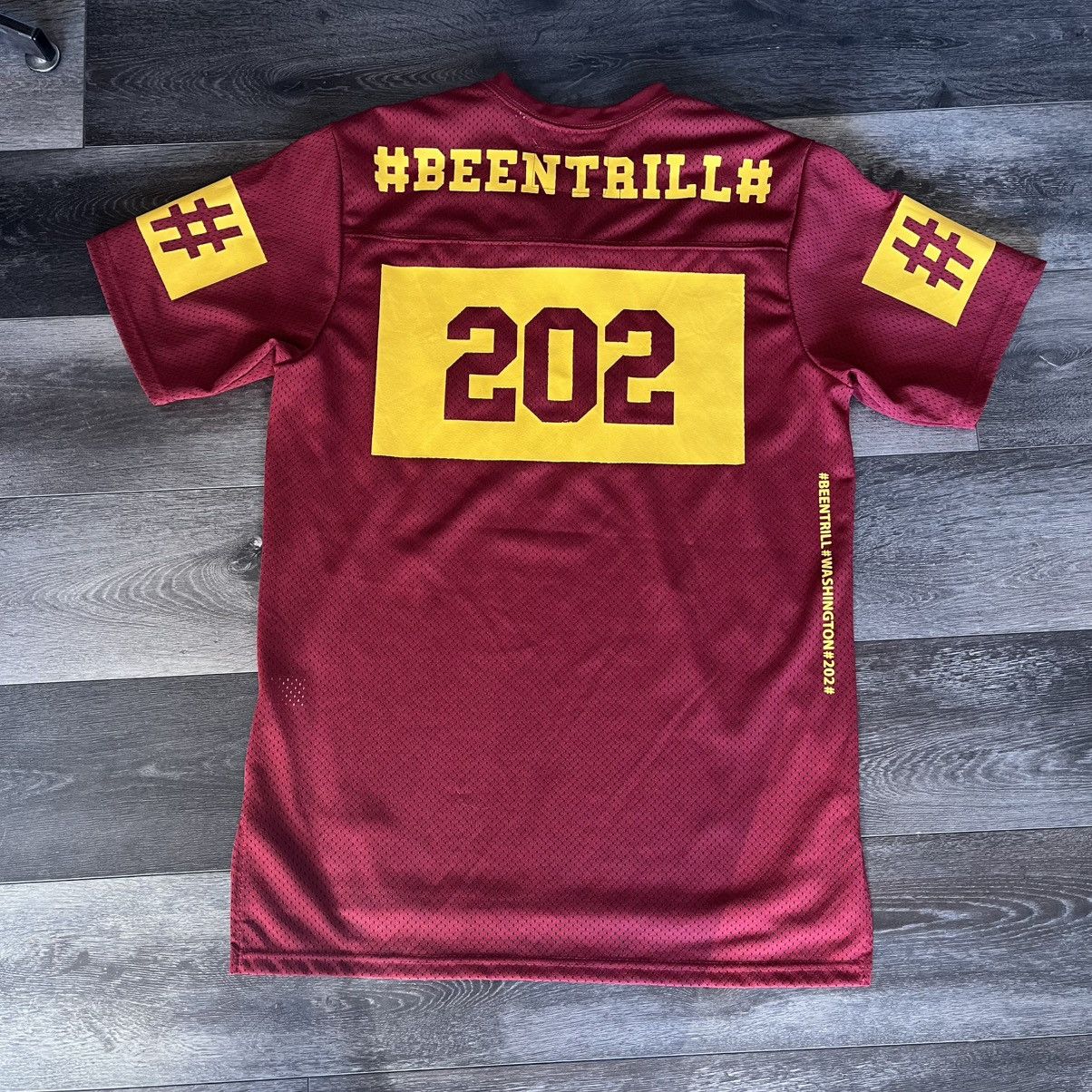 Been Trill Vintage Y2K 2000s Been Trill Washington 202 Football Jersey Size US M / EU 48-50 / 2 - 2 Thumbnail