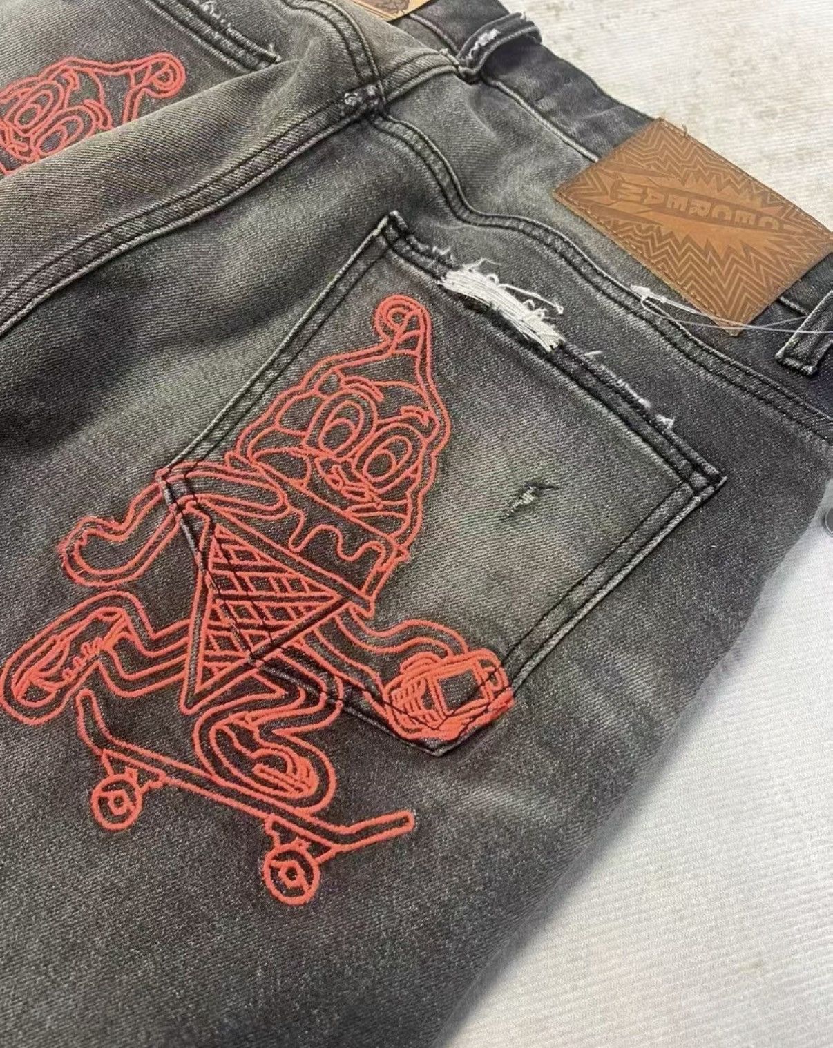 Billionaire Boys Club Billionaire Boys Club ICECREAM Flying Dog Skinny Jeans Size US 36 / EU 52 - 5 Thumbnail