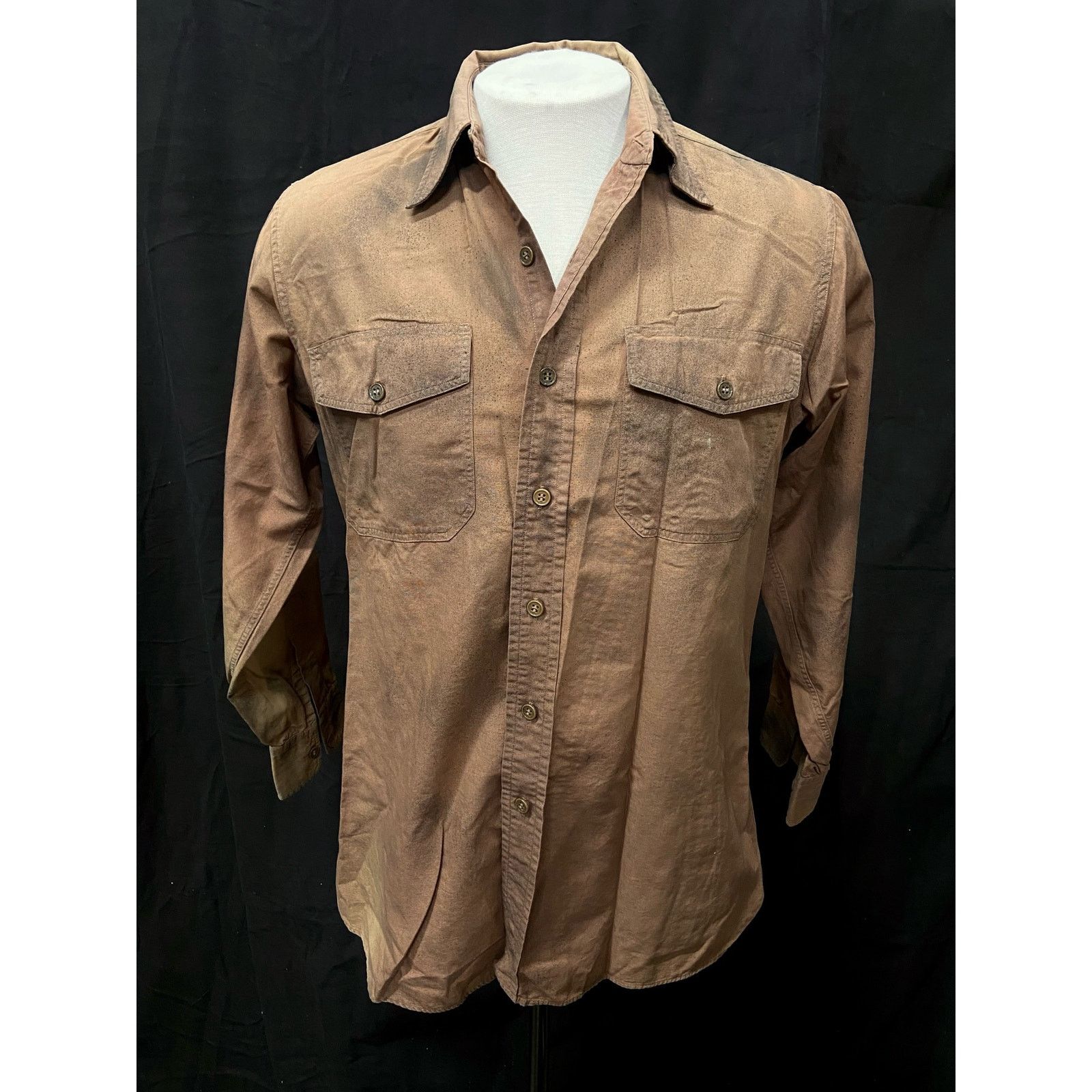 Vintage 50s Vintage Poplin Elbeco Sanforized Button Down Shirt Size US M / EU 48-50 / 2 - 1 Thumbnail