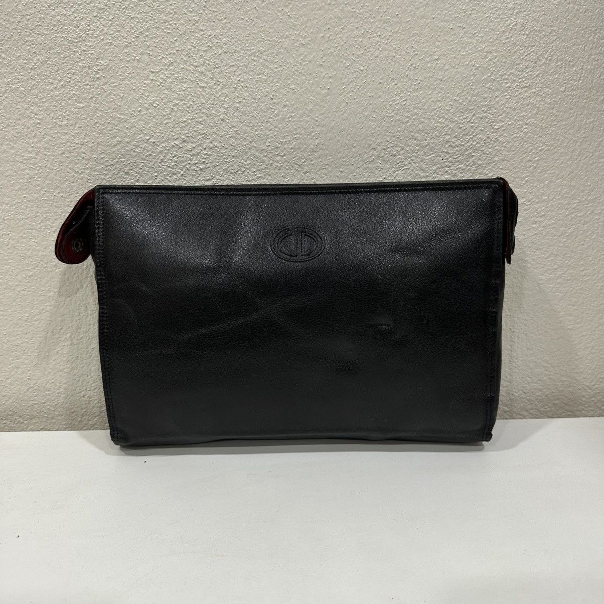 Christian Dior Monsieur ‼️YES‼️ VINTAGE CHRISTIAN DIOR LEATHER CLUTCH BAG Size ONE SIZE - 2 Thumbnail