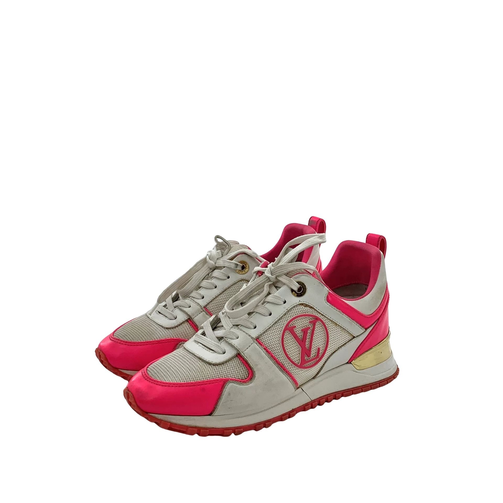 Louis Vuitton Louis Vuitton Pink Run Away Sneakers Size 35 Size US 5 / IT 35 - 1 Thumbnail