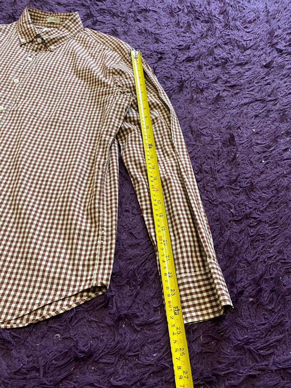 J. Crew Button Down Shirt Secret Wash Stretch slim Fit plaid