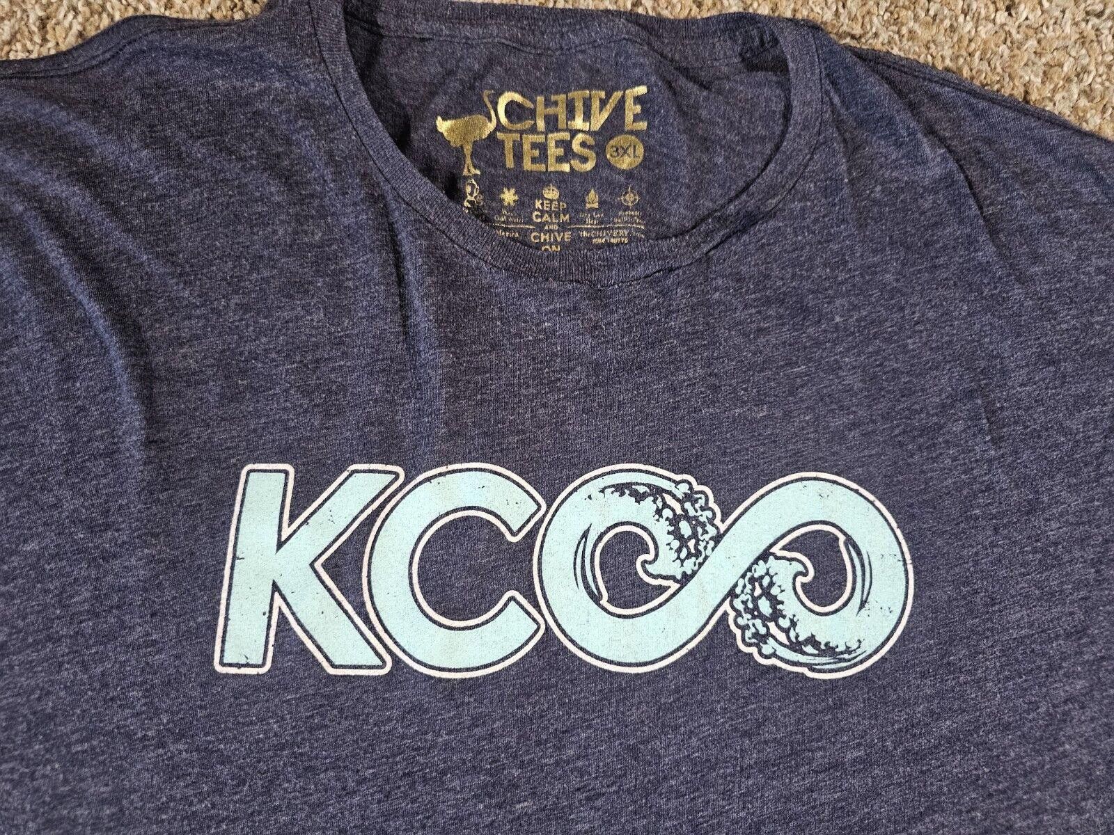 Designer KCCO Rip Curl Waves Chive tees 3xl tshirt Size US XXL / EU 58 / 5 - 2 Thumbnail
