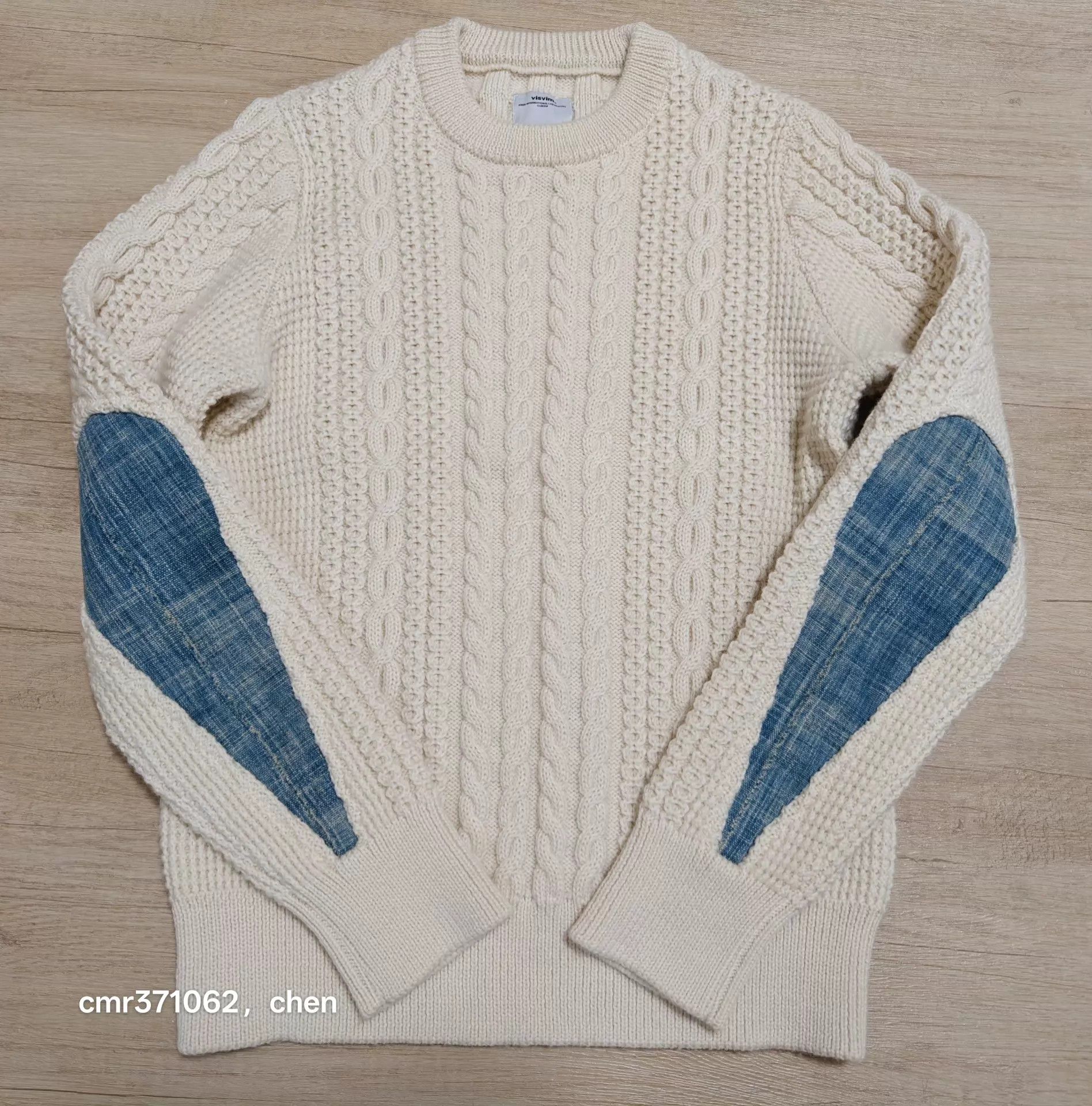 Visvim visvim 17aw spot fisherman cable knit ivory2 2 95N Slim Size US M / EU 48-50 / 2 - 4 Thumbnail