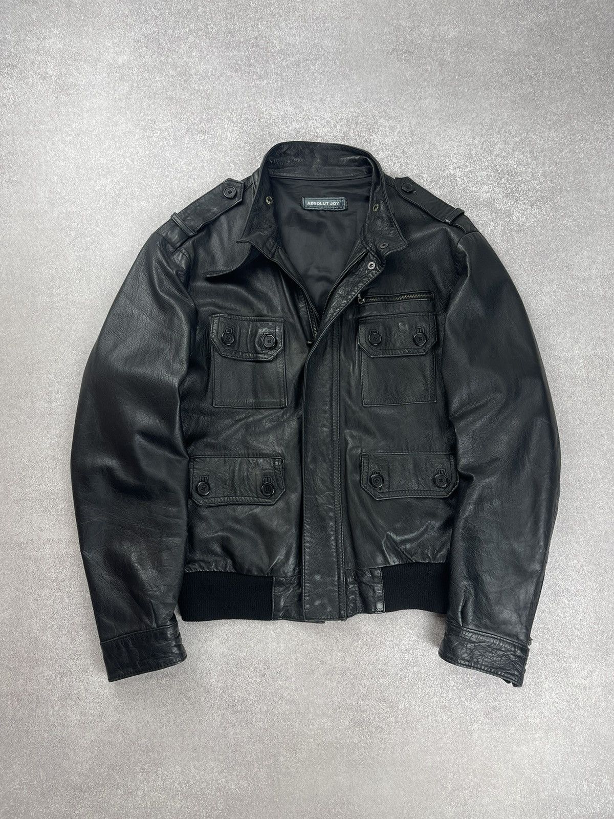 Absolut Joy Absolut Joy Leather Jacket Men’s Size M-L Size US M / EU 48-50 / 2 - 1 Thumbnail