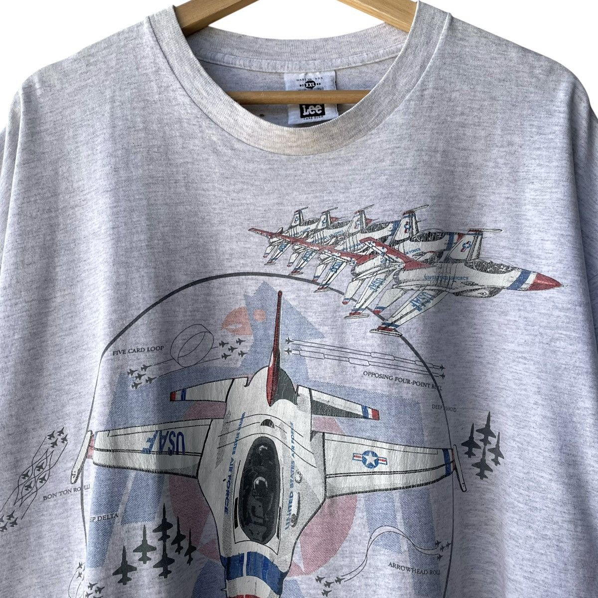 Vintage US Army USAF Thunderbird Vintage 1993 World Tour Tee Size US XXL / EU 58 / 5 - 3 Thumbnail
