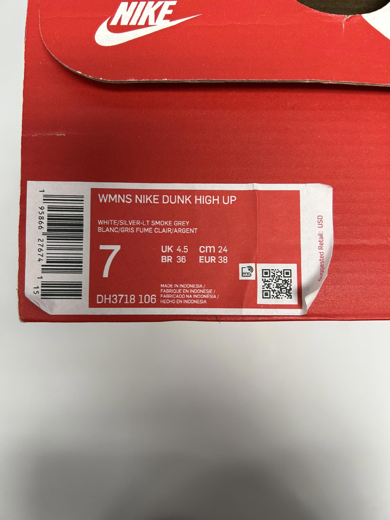 Nike Nike Dunk High UP Sneakers Size US 7 / IT 37 - 11 Thumbnail