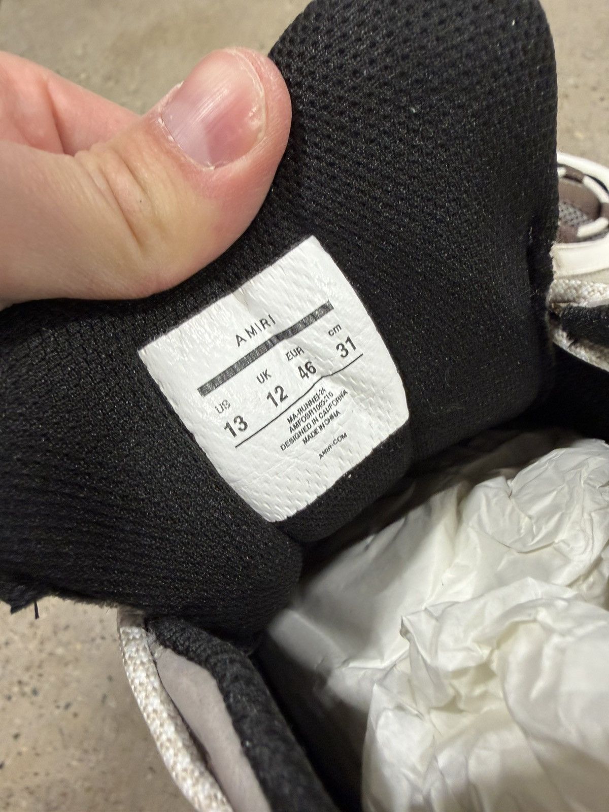 Amiri Amiri MA Runner Sneaker NEW 900$ Size US 13 / EU 46 - 9 Thumbnail