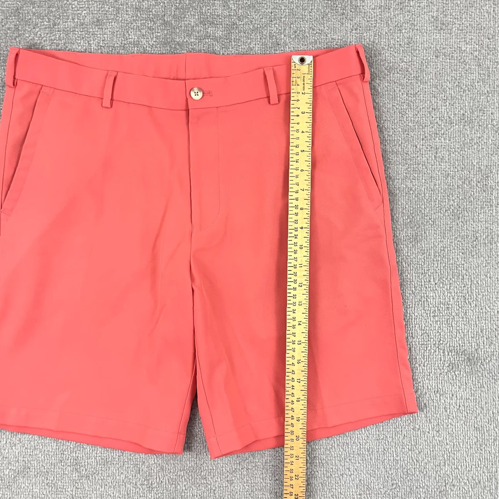 Peter Millar Peter Millar Salem Shorts Mens 36 9" Pink Orange Performance Kings Creek Crown Size US 36 / EU 52 - 3 Thumbnail