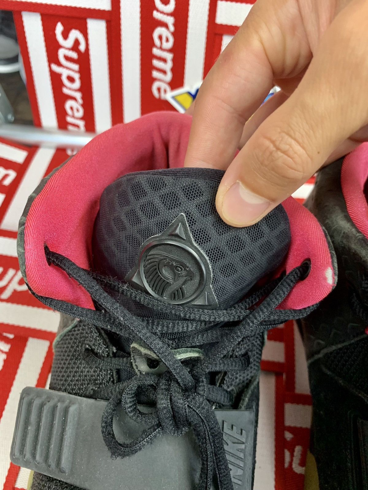 Nike × Yeezy Nike x Yeezy 2 Solar Red Size 10 Used Only Shoes Size US 10 / EU 43 - 7 Thumbnail