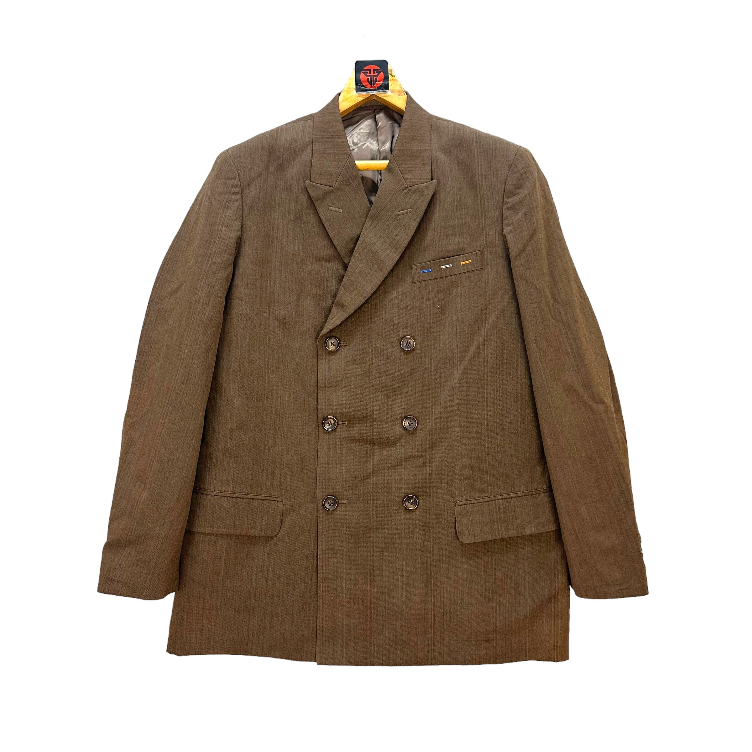 Y's for Men Yohji Yamamoto Y's FOR MEN WOOL COAT JACKET #7663-162 Size US M / EU 48-50 / 2 - 1 Thumbnail