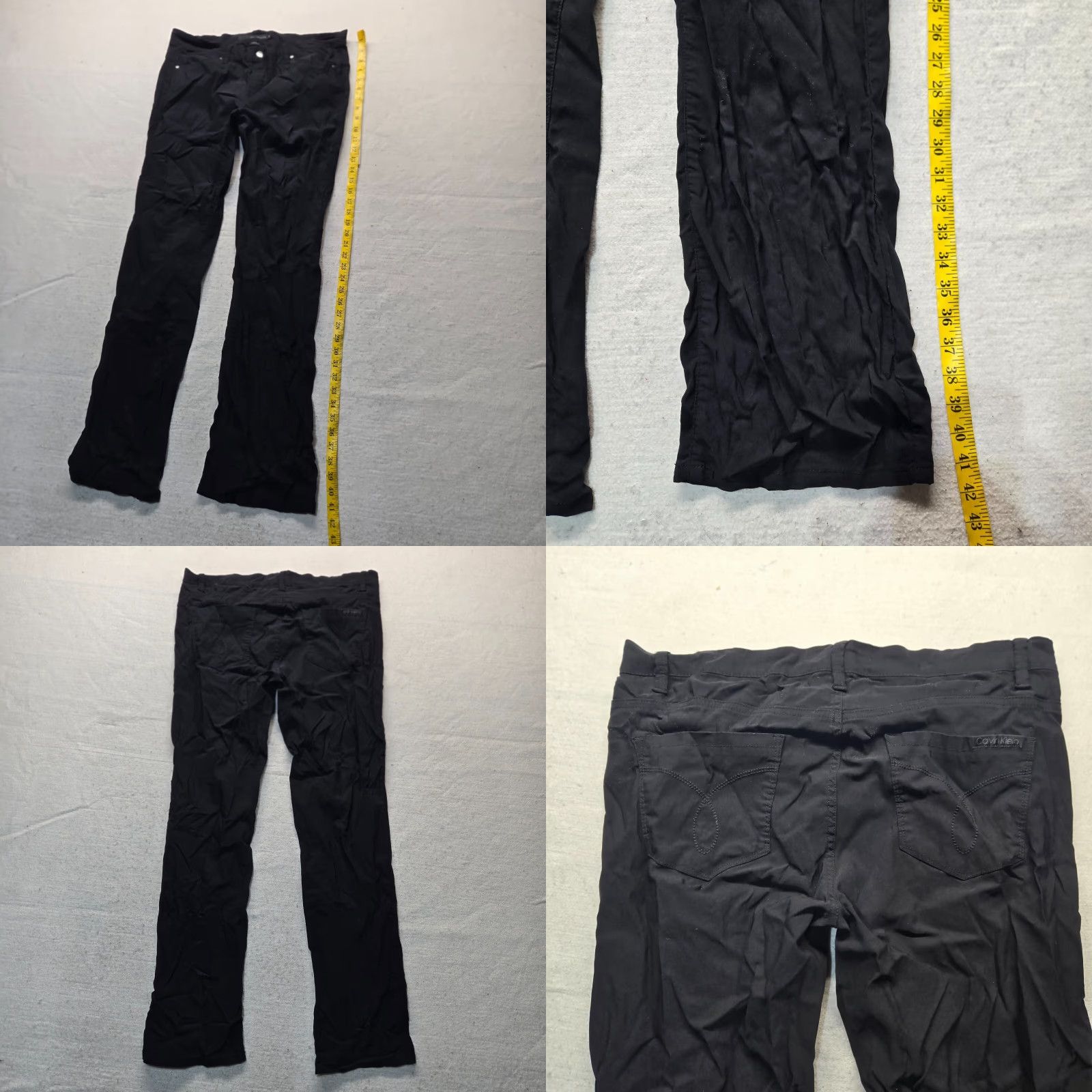 Calvin Klein Calvin Klein Jeans Black Dress Pants Trousers Waist Regular Adult Women's 14 Pants Dress Black Calvin Klein Jeans Womens 14 Size 36" / US 14 / IT 50 - 8 Thumbnail