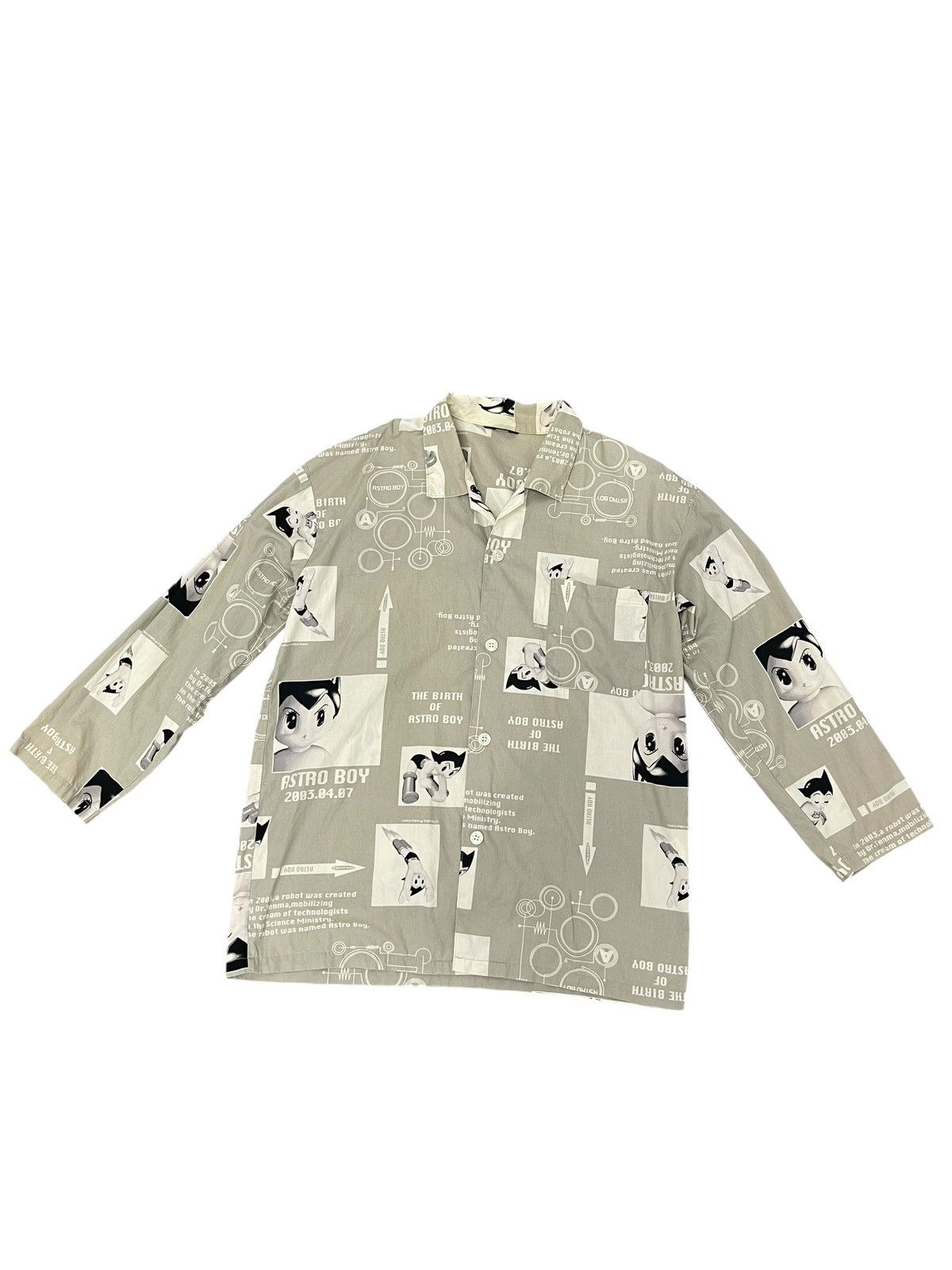 Comme des Garcons × Stussy Vtg Y2K Astro Boy Cam Shirt 3 Quarter 7🟩2 Size US M / EU 48-50 / 2 - 2 Thumbnail