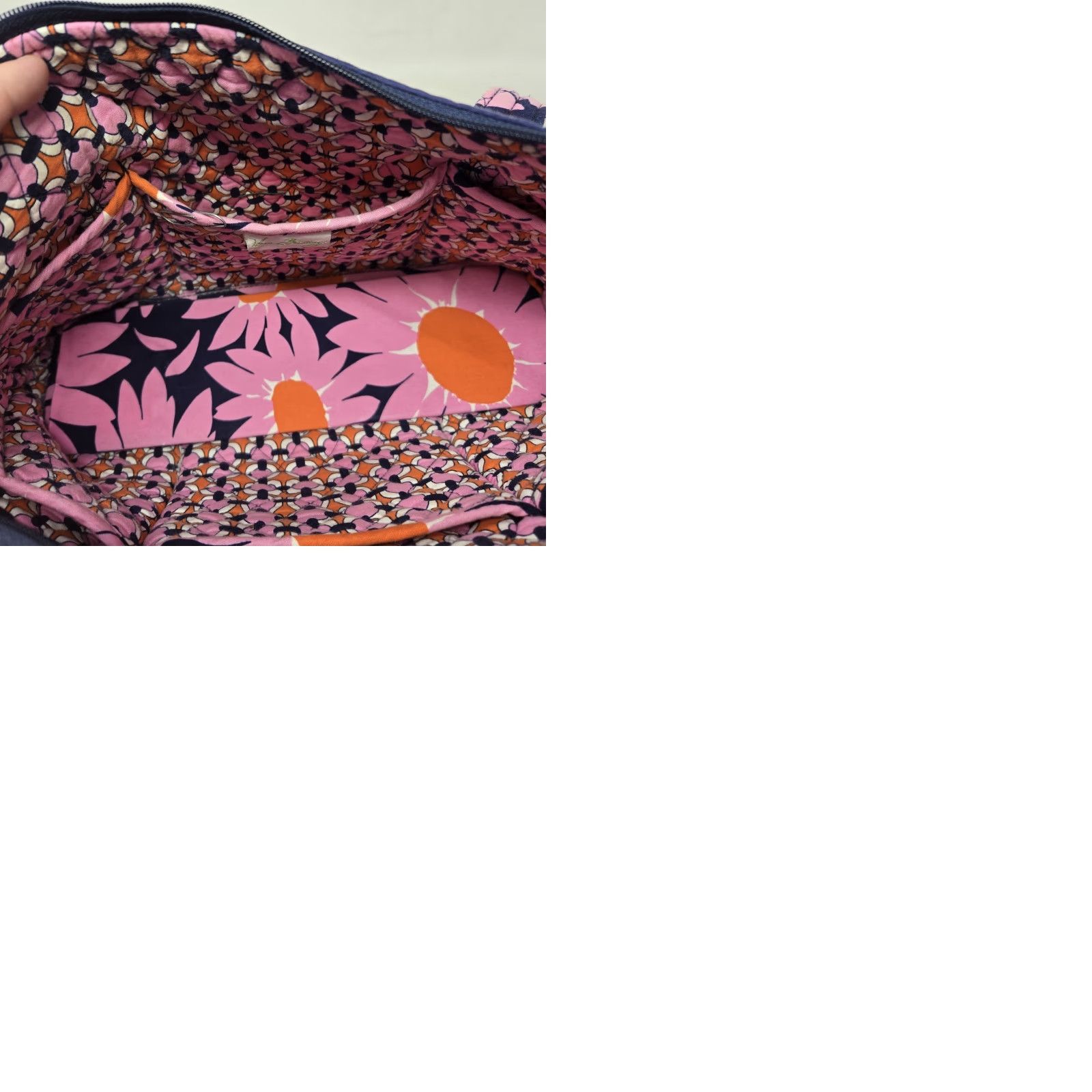 Vera Bradley Vera Bradley Loves Me Pattern Pink Shoulder Bag Purse Floral Retired Ladies Pink Size ONE SIZE - 10 Thumbnail