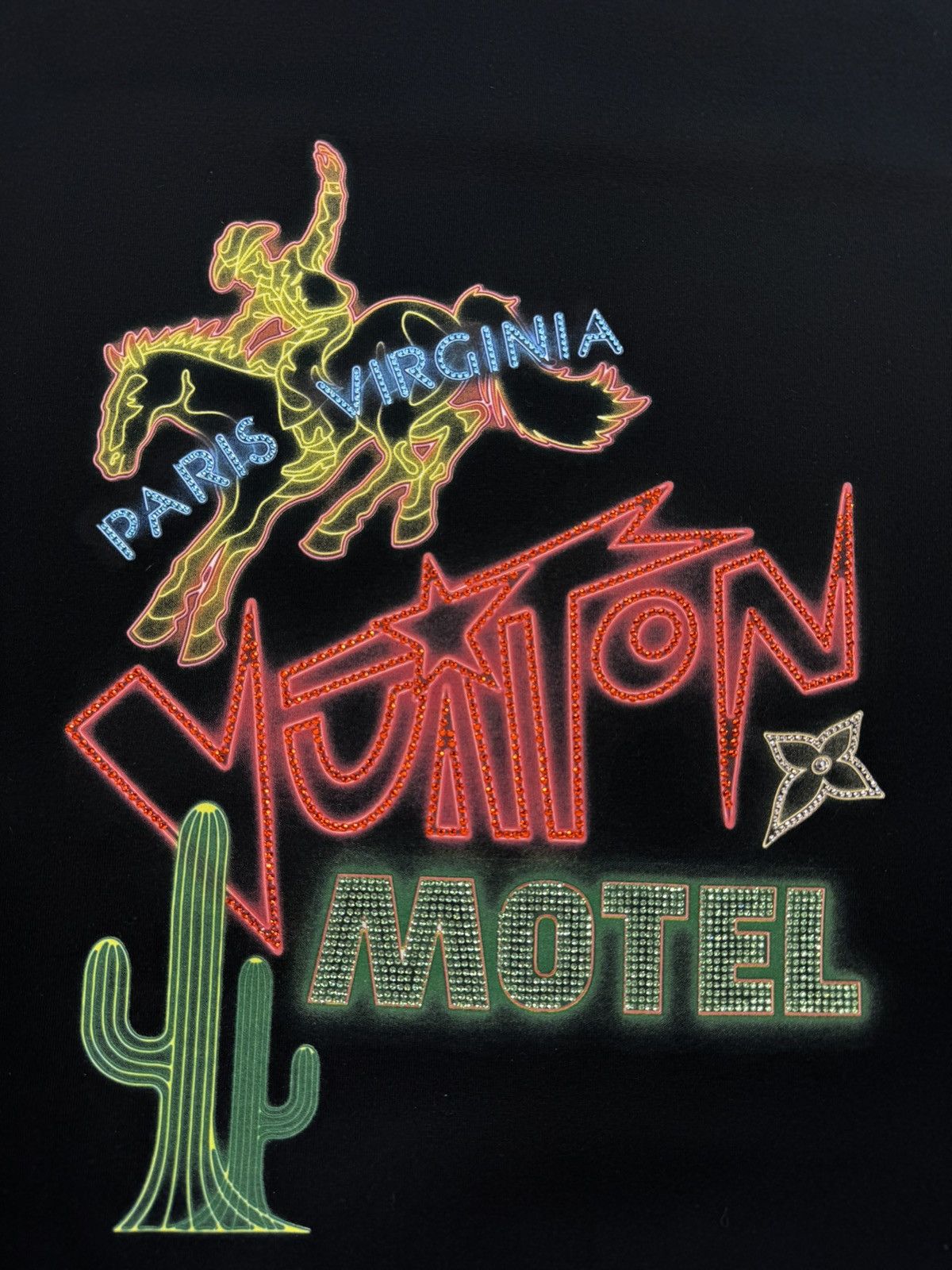 Louis Vuitton VUITTON MOTEL GRAPHIC PRINT T-SHIRT 1AFXNI Size US XL / EU 56 / 4 - 5 Thumbnail