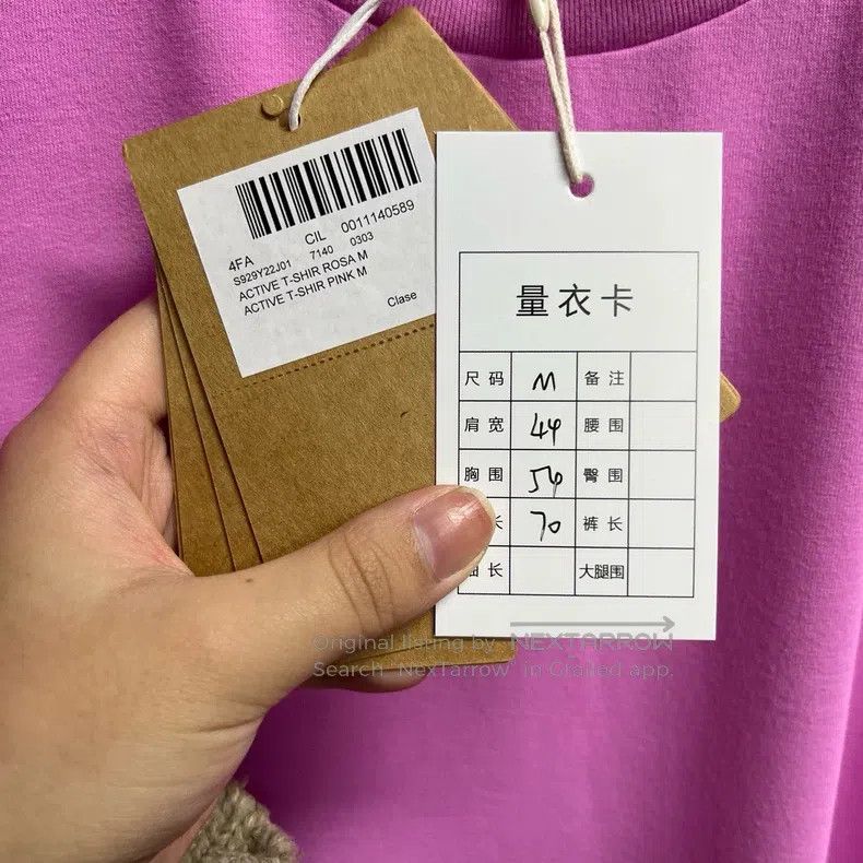 Loewe Loewe Pink Logo Printed Short Sleeve T-Shirt Size M / US 6-8 / IT 42-44 - 2 Thumbnail