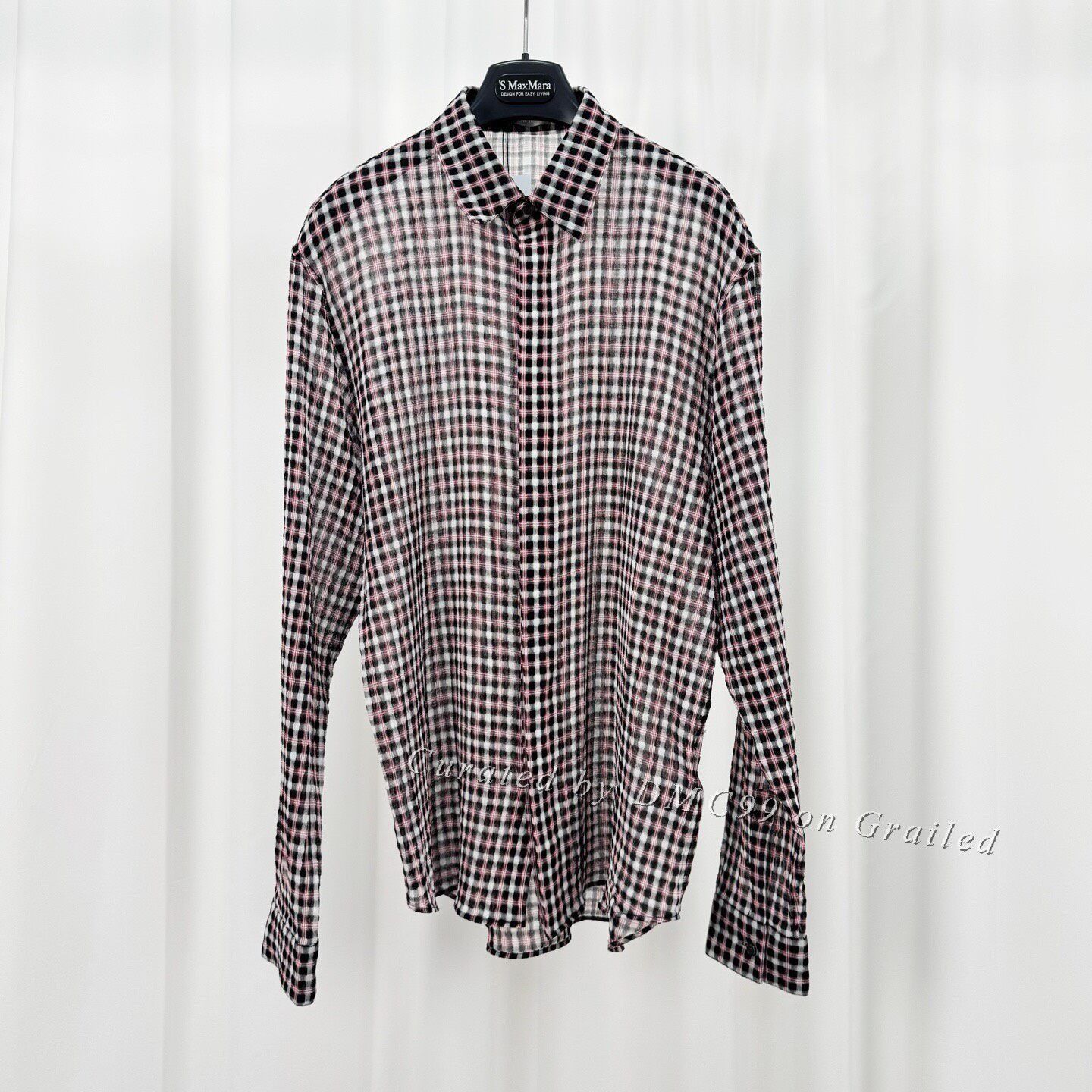 Dior Dior Seersucker Plaid Long-Sleeve Shirt Size US M / EU 48-50 / 2 - 1 Thumbnail