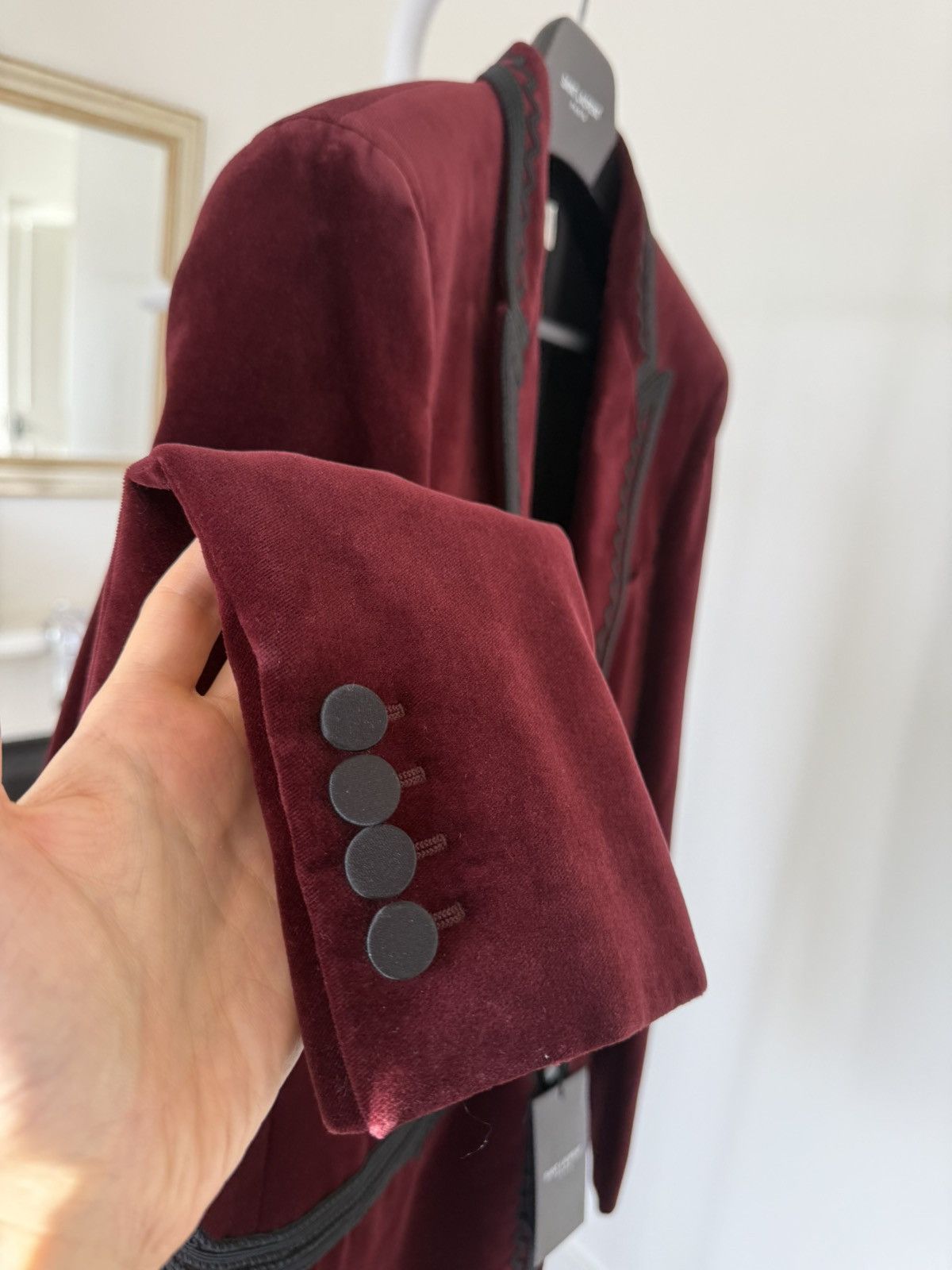 Saint Laurent Paris FW18 Saint Laurent Velvet Western Blazer Jacket Size 48R - 10 Thumbnail
