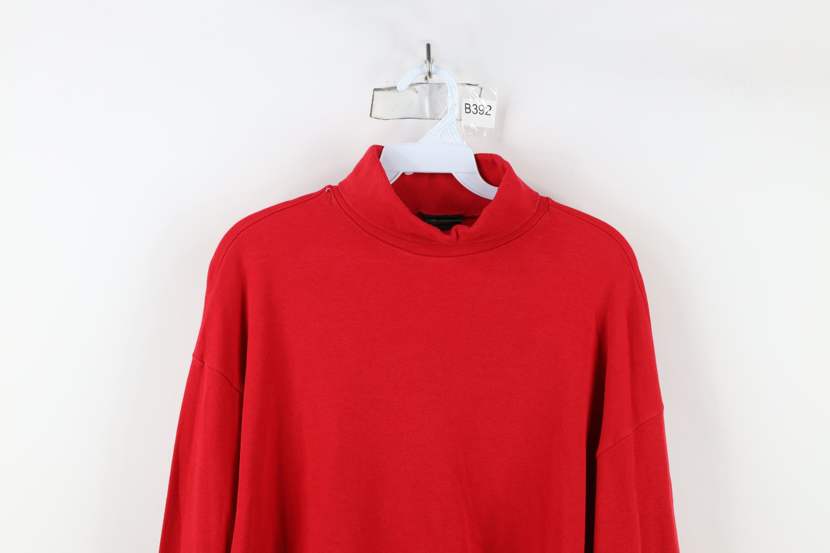 Vintage Vintage 90s Streetwear Turtleneck Long Sleeve T-Shirt USA Size US XL / EU 56 / 4 - 2 Thumbnail