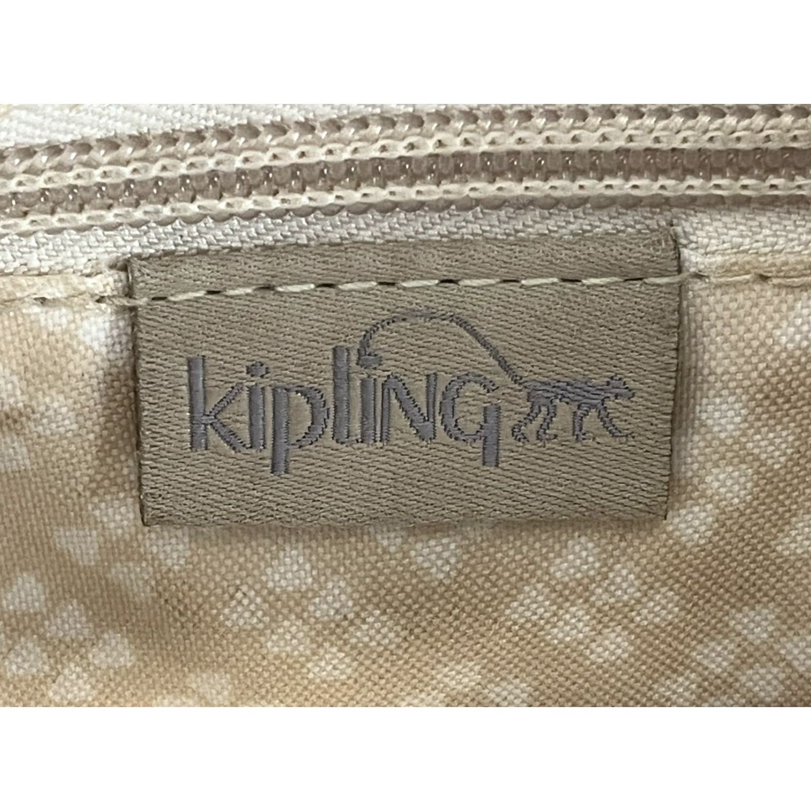 Vintage VINTAGE Kipling Crossbody Bag Purse - Women, Metallic Silver/Gold, 12” x 8”, Zipper Pockets, Nylon, GUC Sports/Day Bag Womens Size ONE SIZE - 5 Thumbnail