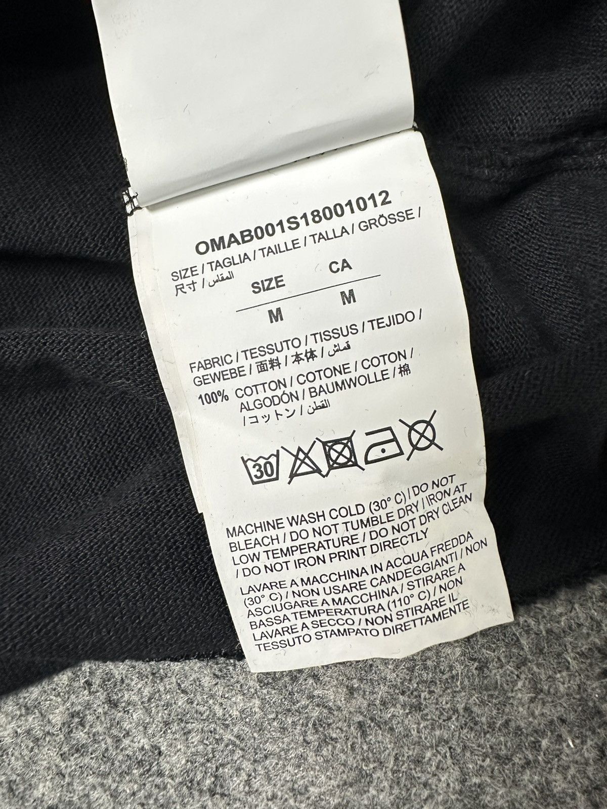 Off-White Off-White - Virgil Abloh S/S18 Monalisa Portrait - Diagonal Size US M / EU 48-50 / 2 - 13 Thumbnail