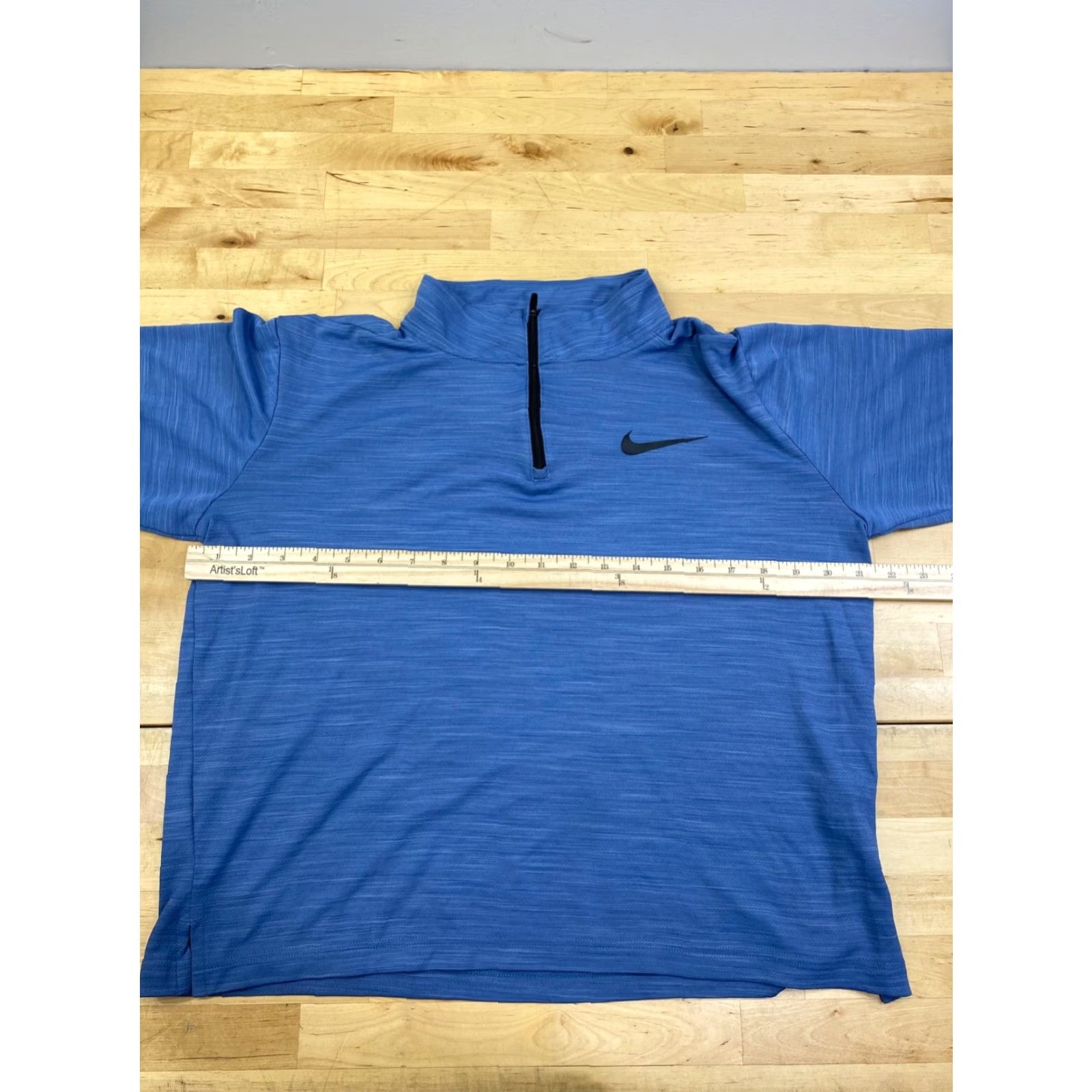 Nike Nike Dri-Fit 1/4 Zip Pullover Womens M Blue Activewear Casual Gym Running Nike Dri-FIT Pullover 1/4 Zip Womens M Blue Size M / US 6-8 / IT 42-44 - 4 Thumbnail