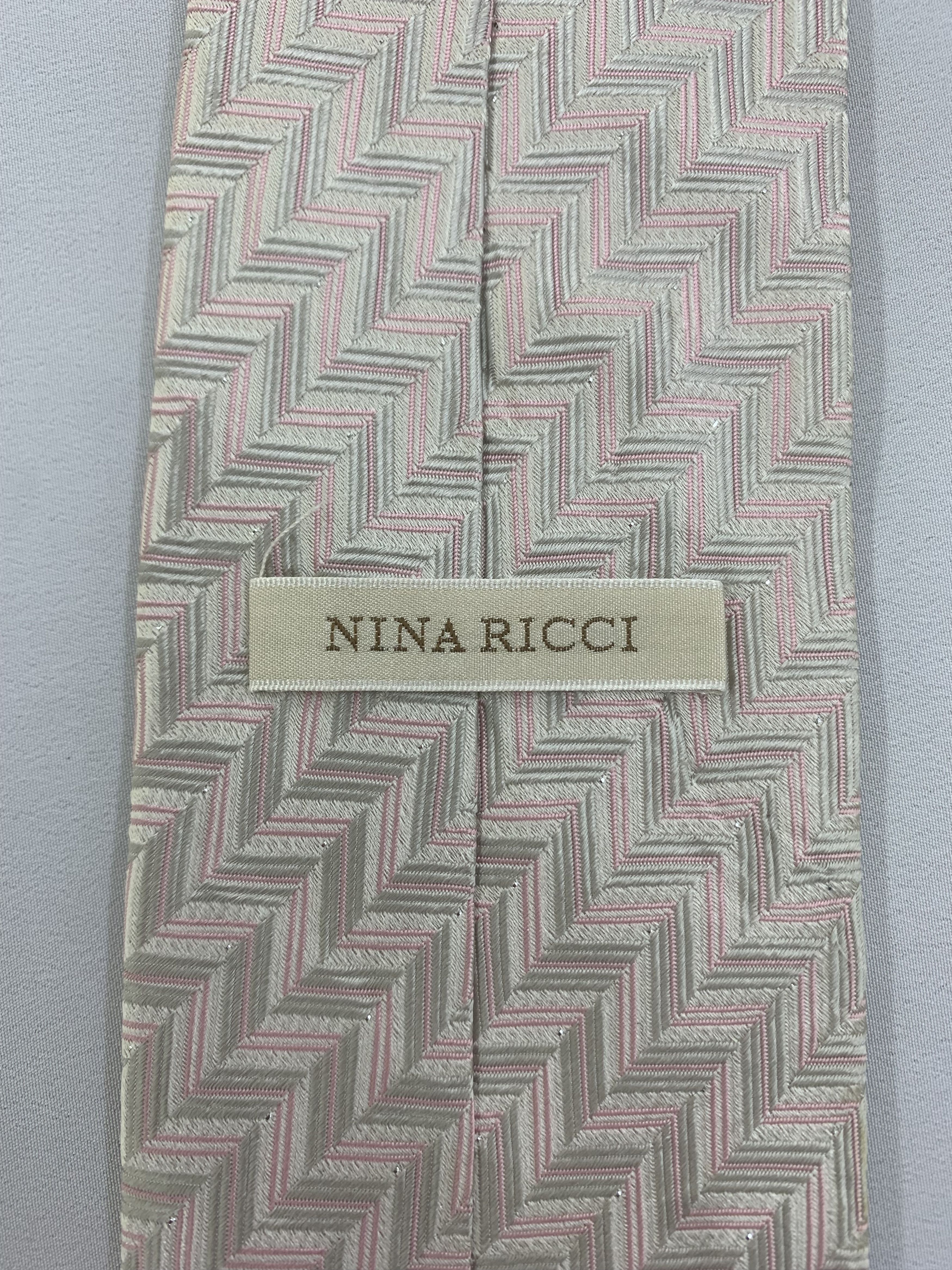 Vintage Nina Ricci silk tie NT1002 Size ONE SIZE - 4 Thumbnail